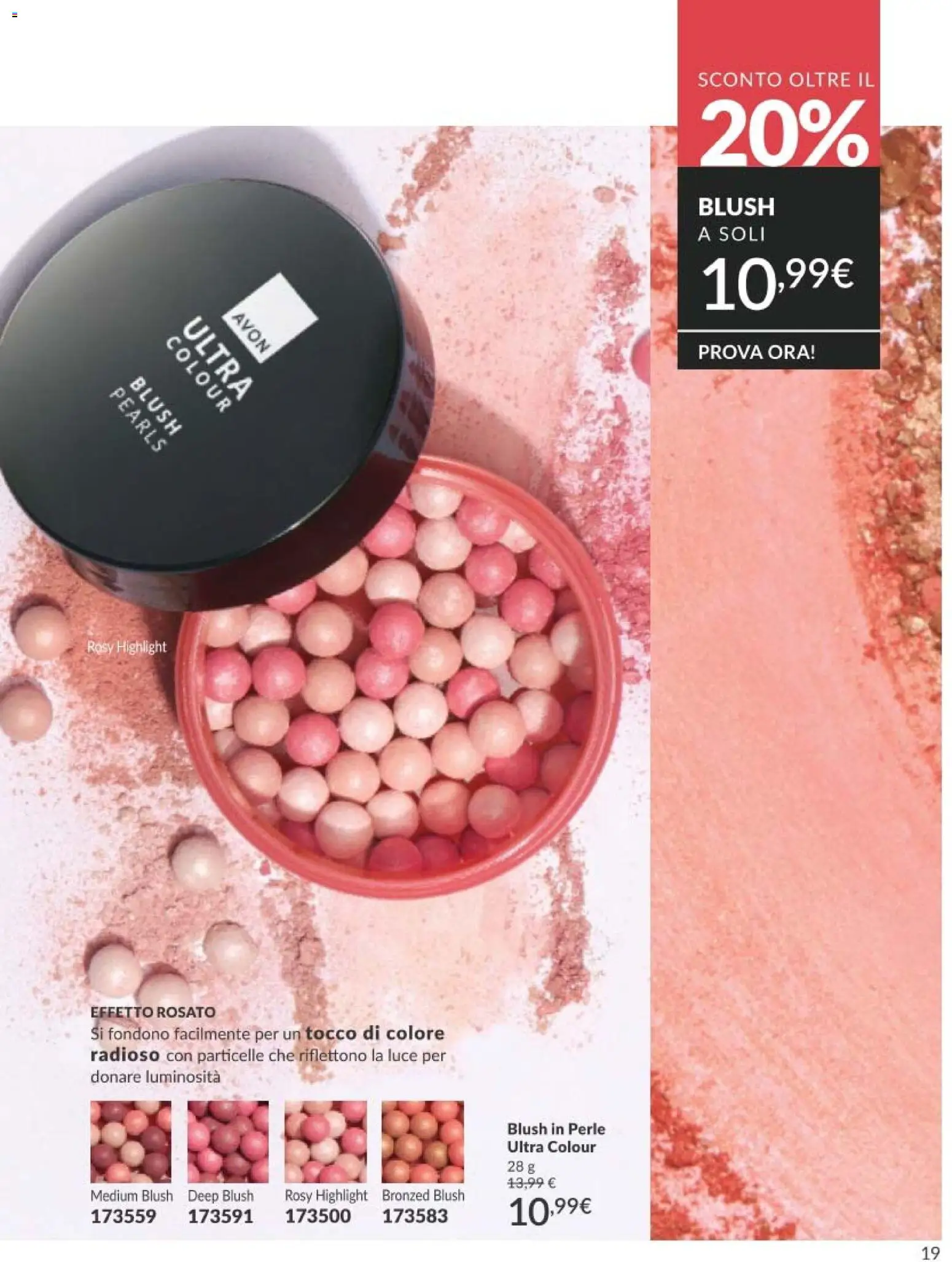 Volantino Avon del 01.05.2026 | Pagina: 19 | Prodotti: Blush