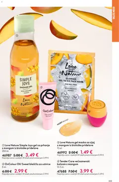 Oriflame katalog akcije – veljaven od 13.05.2026 | Stran: 159 | Izdelki: Gel za prhanje, Blescilo za ustnice, Maska, Mango