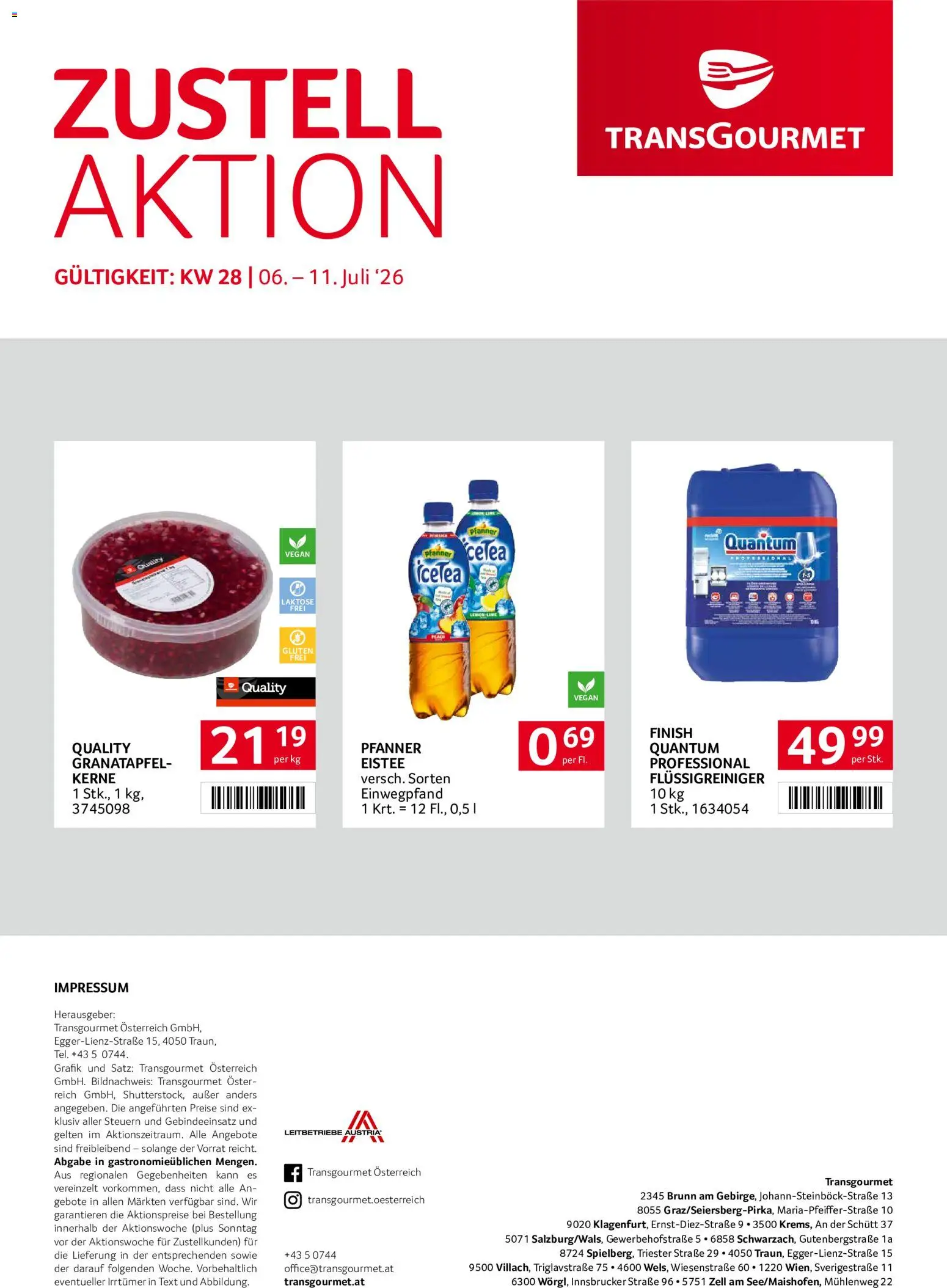 Transgourmet Zustellaktion gültig ab 06.07.2026 | Seite: 28