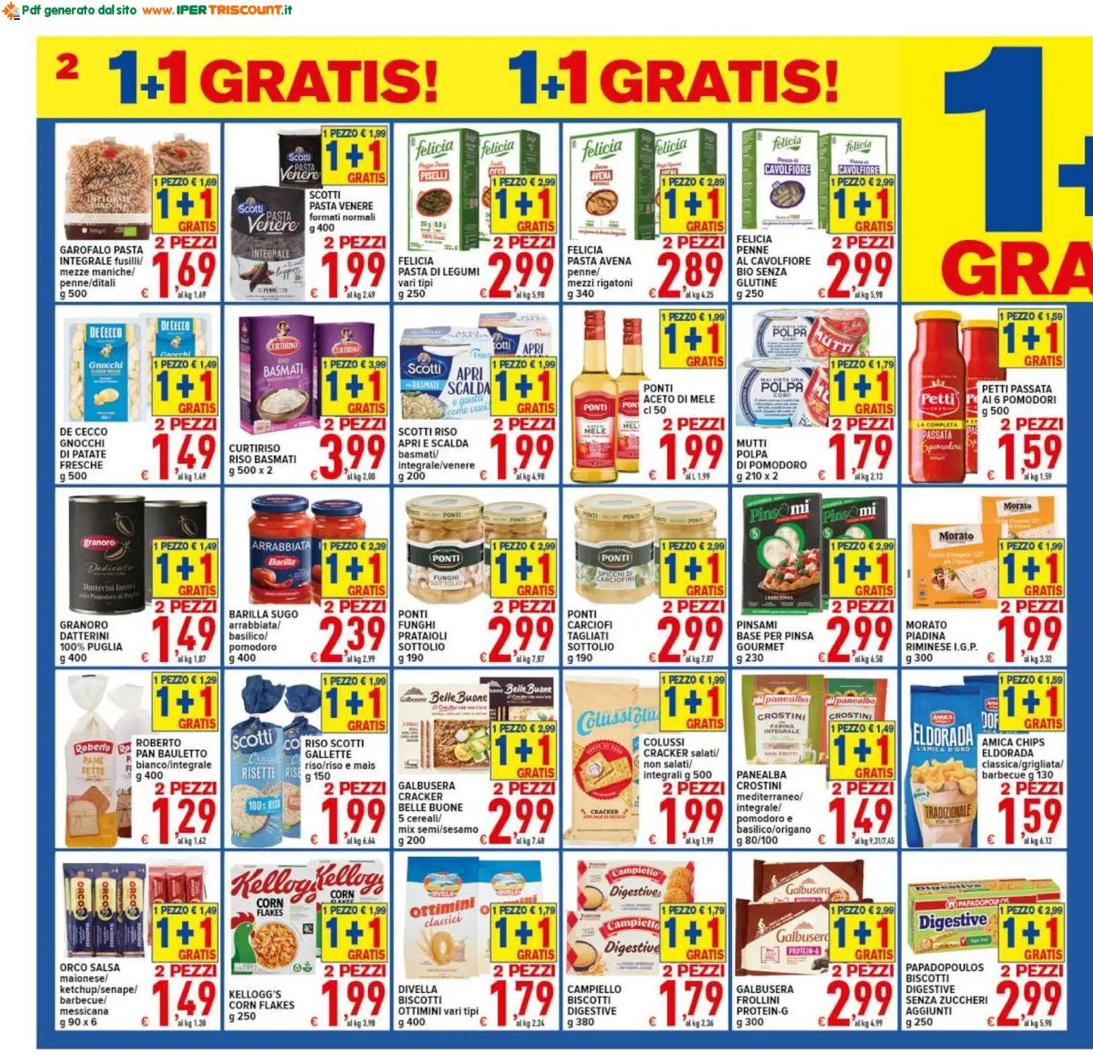 Volantino Ipertriscount del 29.04.2026 | Pagina: 2 | Prodotti: Mele, Patate, Maionese, Carciofi