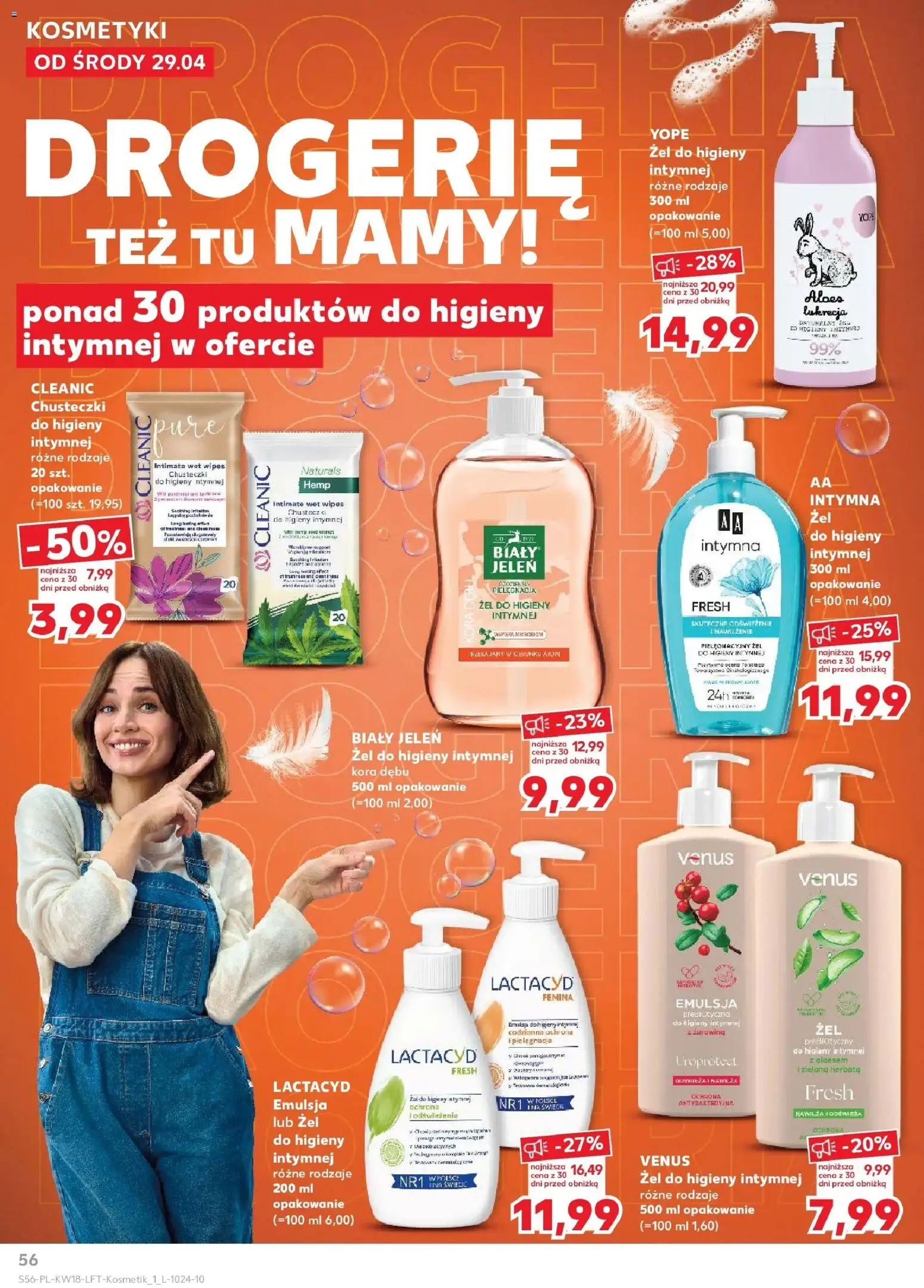 Kaufland - Kaufland Gazetka Tygodnia ważna do 06.05 od 28.04.2026 | Strona: 56 | Produkty: Kosmetyki, Aloes, Jeleń
