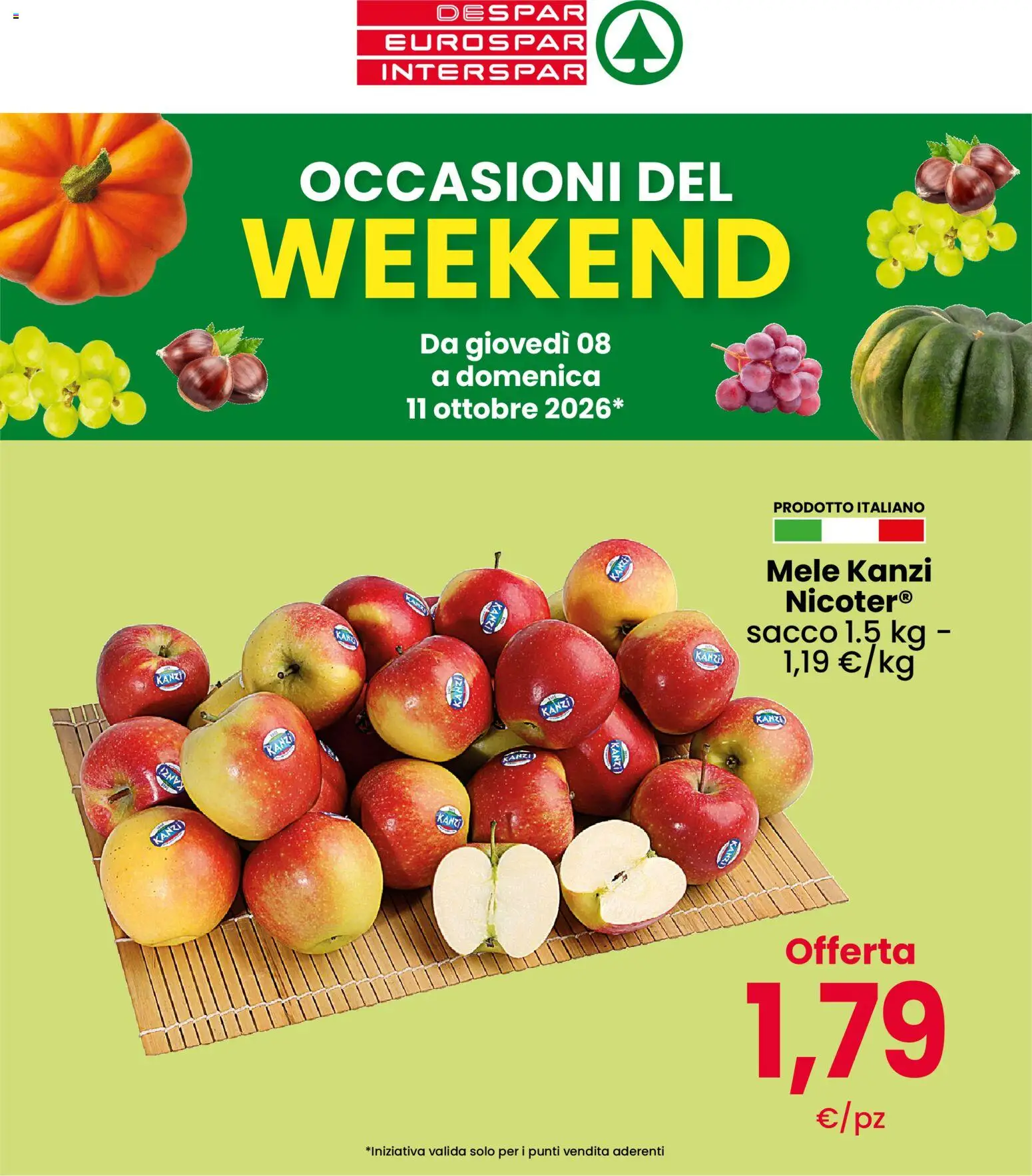 Interspar Giovedì 8 Ottobre Prodotti Freschi