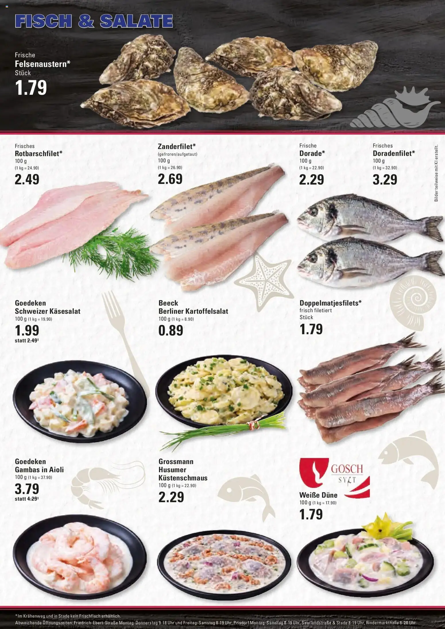 Edeka Prospekt Prisdorf (ab 31.08.2026) » Angebote Online | Seite: 6 | Produkte: Berliner, Fisch, Bilder, Uhr