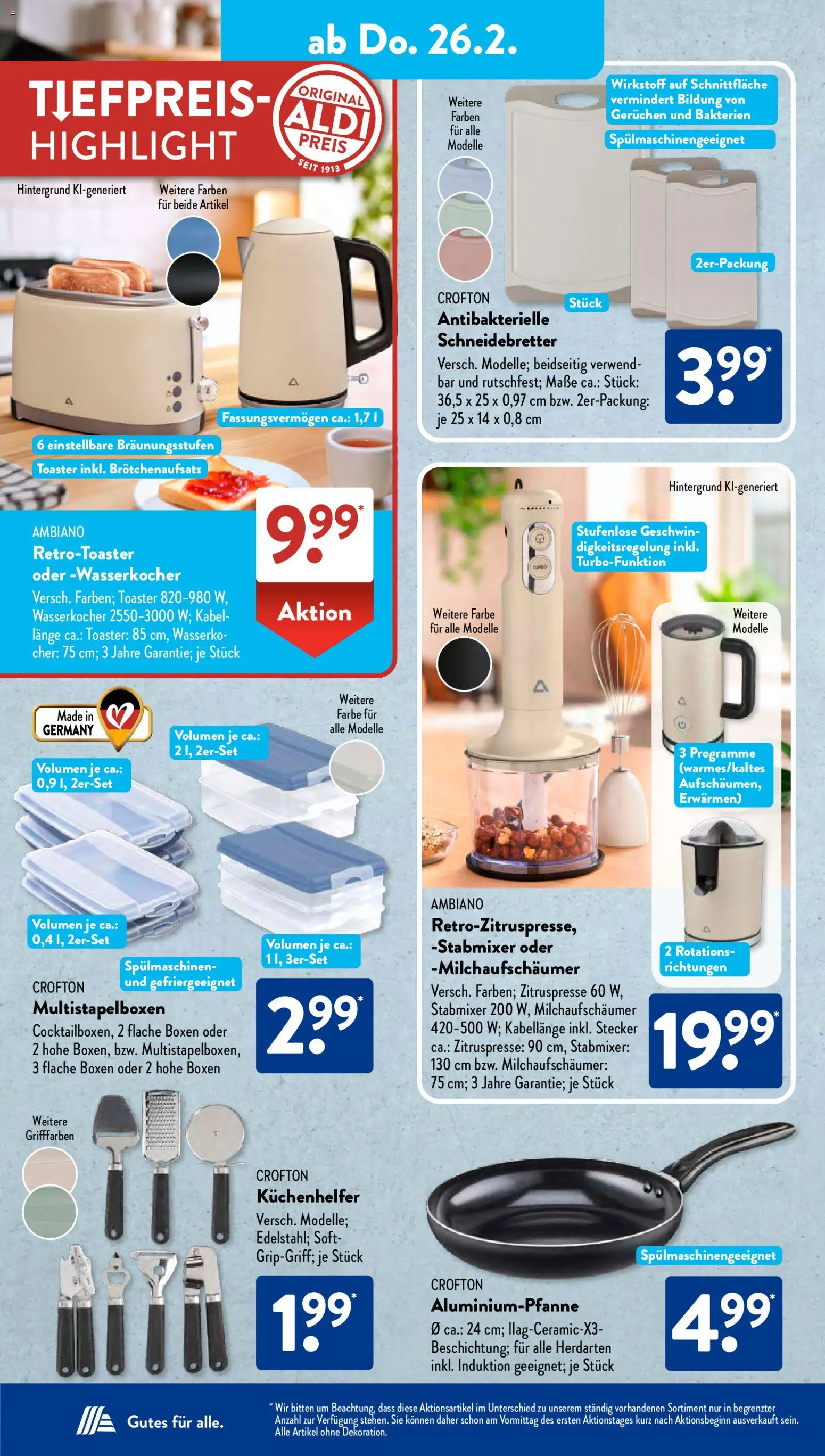Aldi Süd Prospekt 	 – gültig ab 23.02.2026 | Seite: 16 | Produkte: Fisch, Persil discs, Paprika, Pepsi