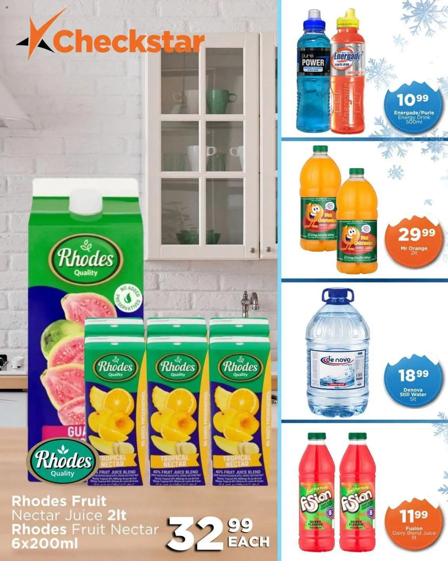 New Check Star catalogue – valid from 12/08/2026 | Page: 6 | Products: Energy drink, Water, Fruit, Dairy blend