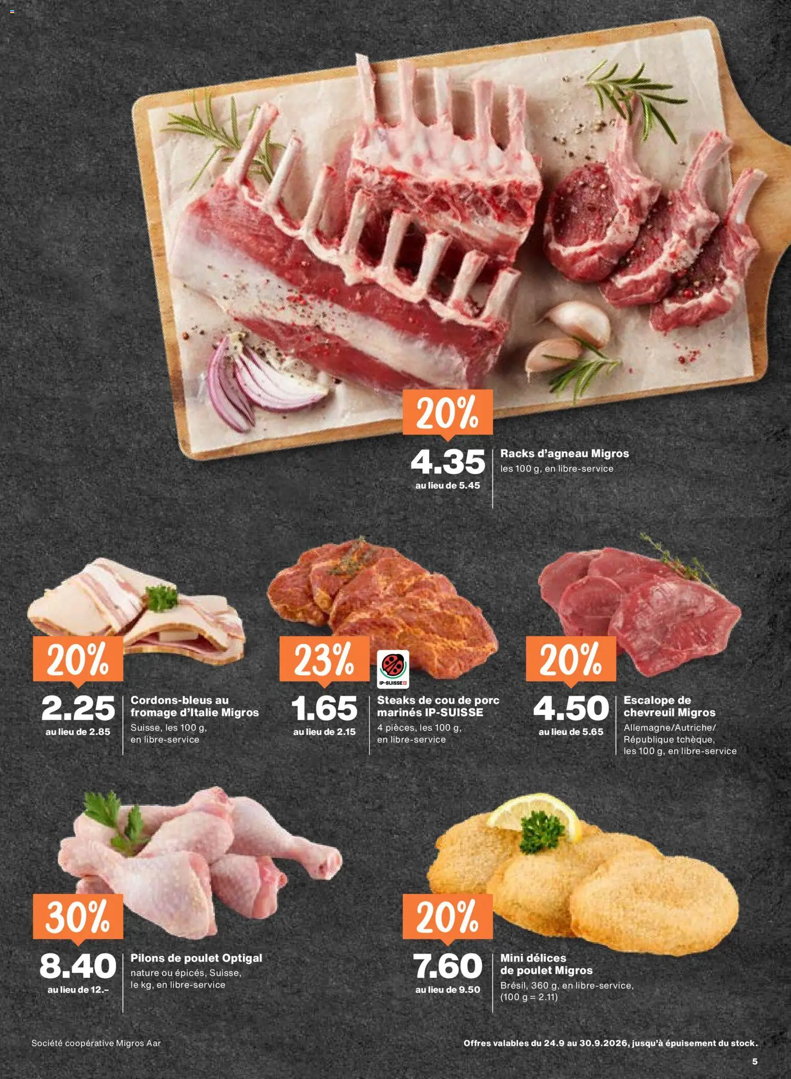 Migros aktionen FR – gültig ab 24.09.2026 | Seite: 5