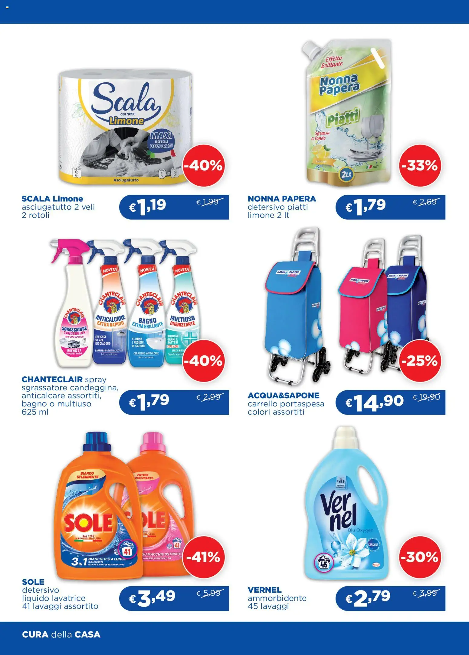 Volantino Acqua e Sapone del 09/09/2026 | Pagina: 7 | Prodotti: Candeggina, Limone, Lavatrice, Salve