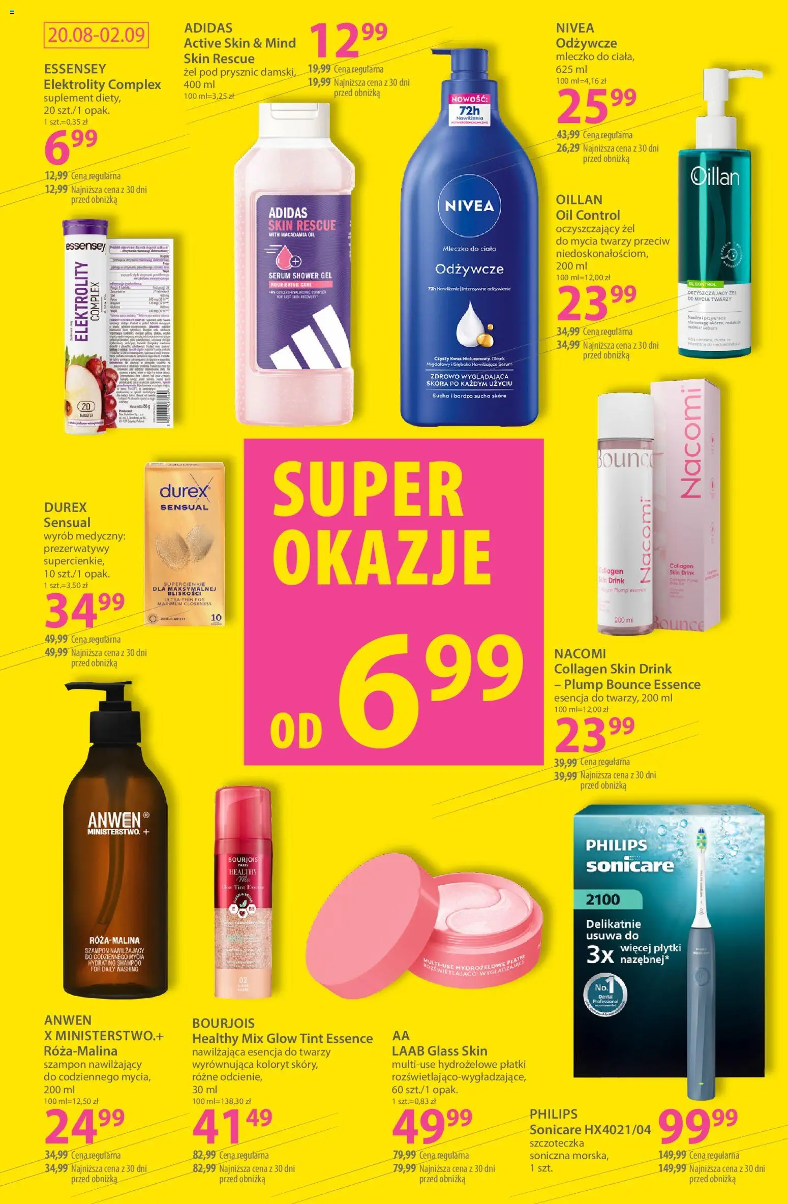 Hebe gazetka od 20.08.2026 | Strona: 17 | Produkty: Prezerwatywy, Durex, Płytki, Żel pod prysznic
