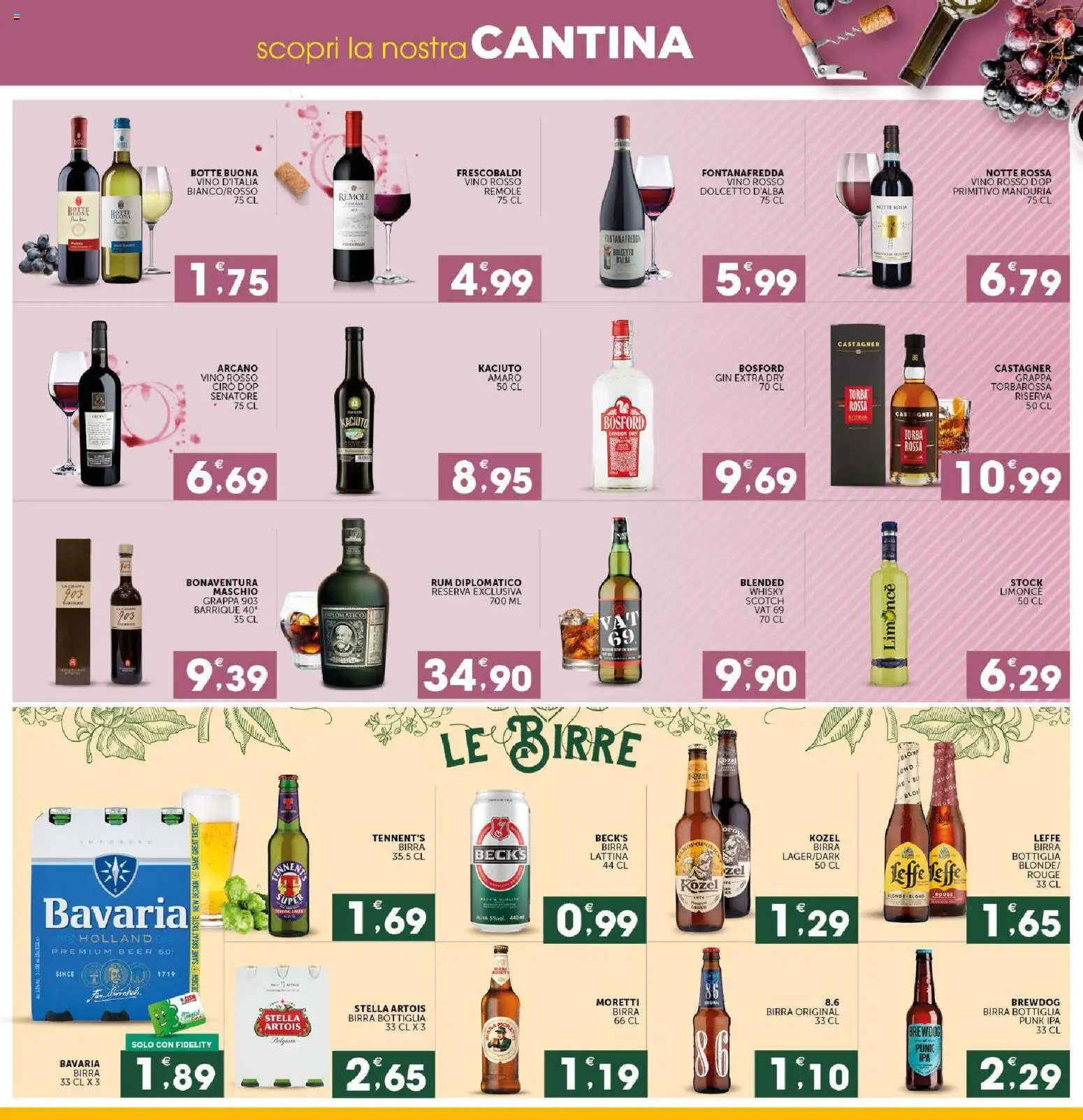 Volantino SISA del 29/10/2026 | Pagina: 17 | Prodotti: Gin, Rum, Grappa, Vino rosso
