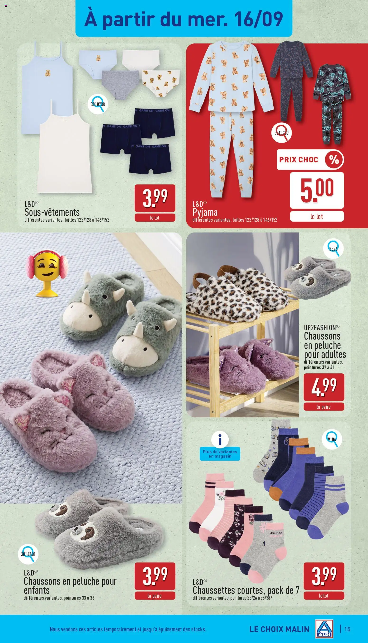 {H1} | Pagina: 15 | Producten: Slippers, La, Pyjama