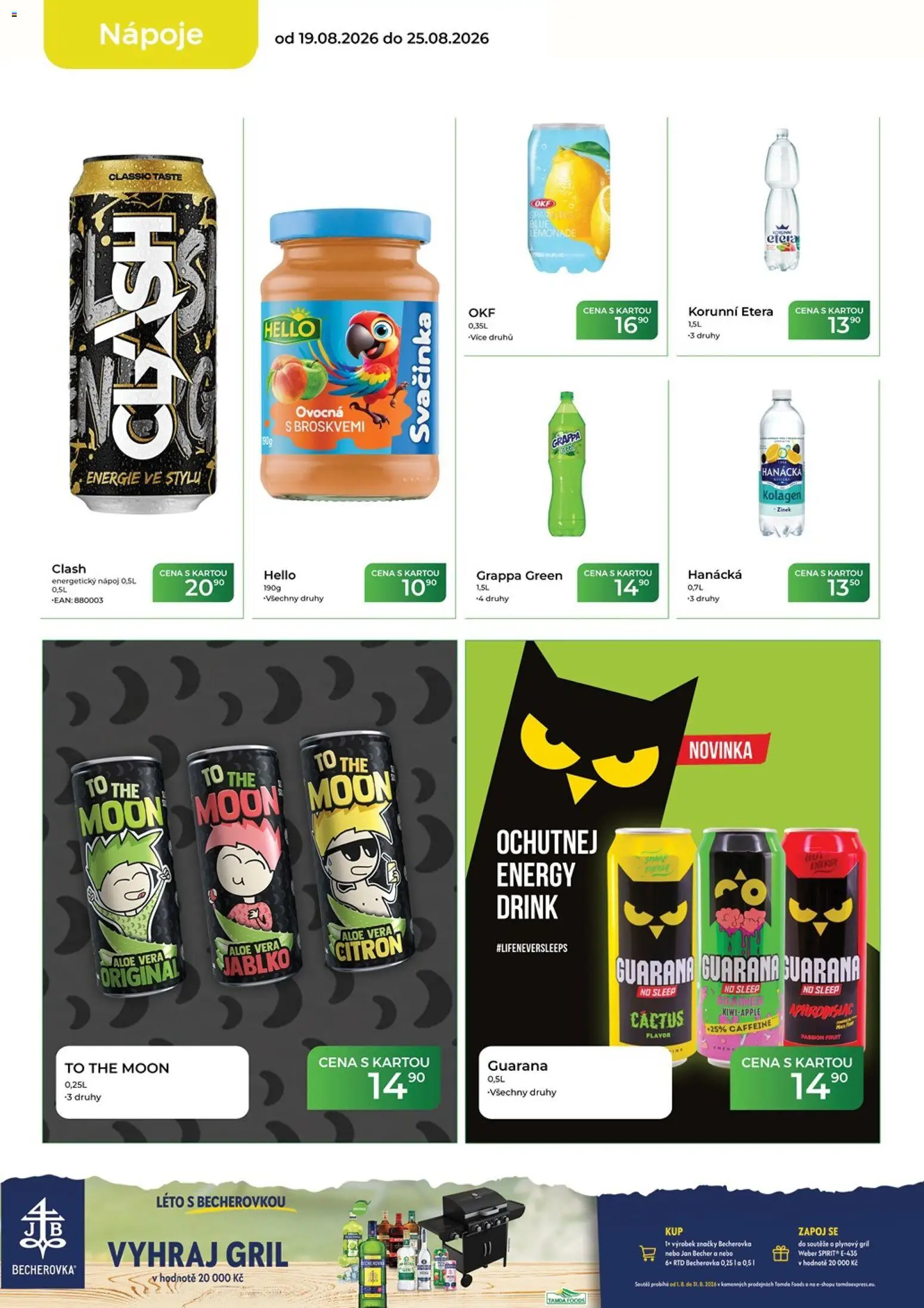 Tamda Foods leták od 19.08.2026 | Strana: 10 | Produkty: Plynový gril, Nápoje, Citron, Aloe vera