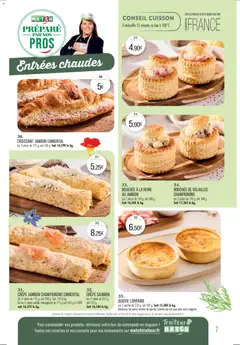 Match Supermarché - Prévisualisation de Match Supermarché - CARTE Traiteur | Meaux valide à partir de 31.03.2026 | Page: 7 | Produits: Four, Volaille, Emmental, Saumon