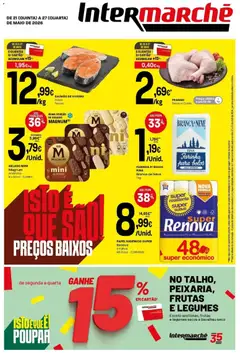 Pré-visualização Intermarché - Isto é que são preços BAIXOS! válido de 21.05.2026