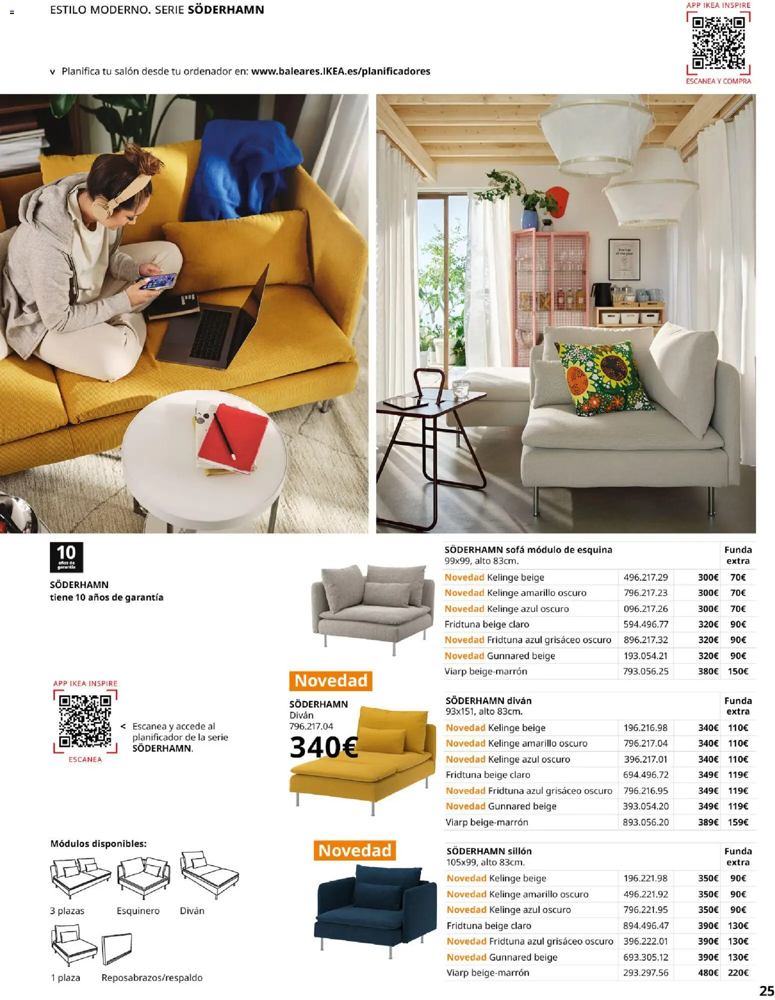 IKEA - Sofás │ válido desde el 28/09/2026 | Página: 25 | Productos: Salón, Funda, Sofá, Sillón