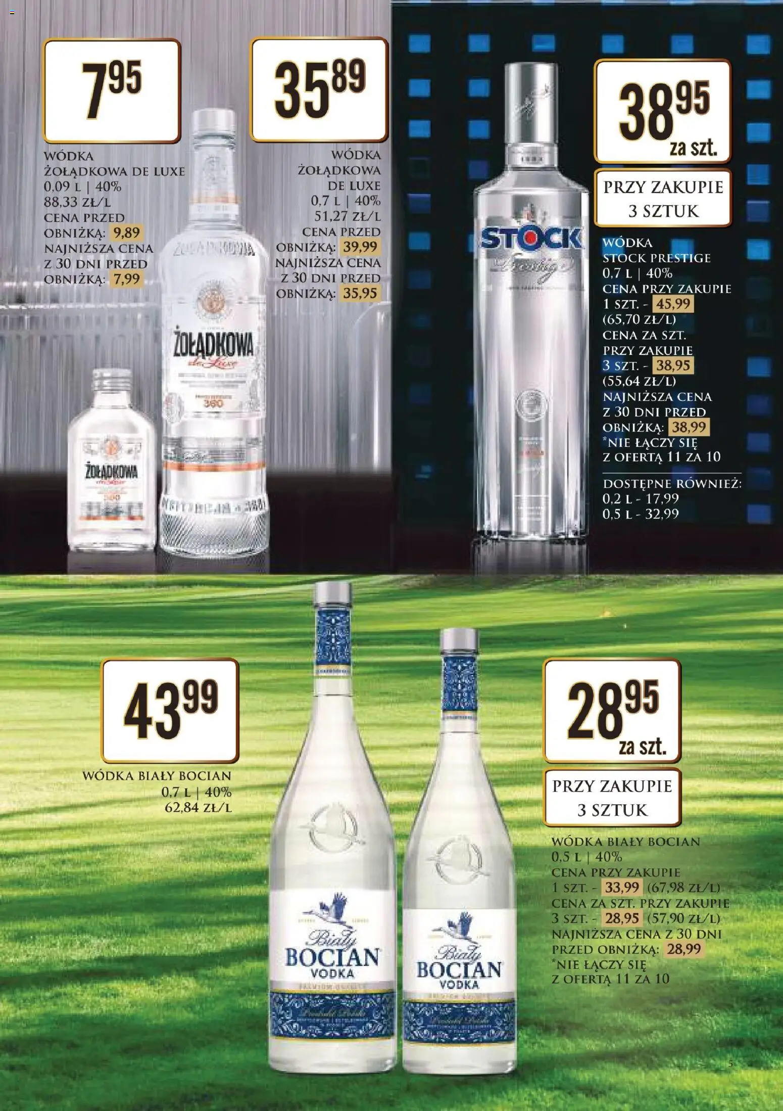 Dino gazetka alkoholowa od 29.05.2026 | Strona: 5 | Produkty: Wódka Stock, Vodka, Wódka