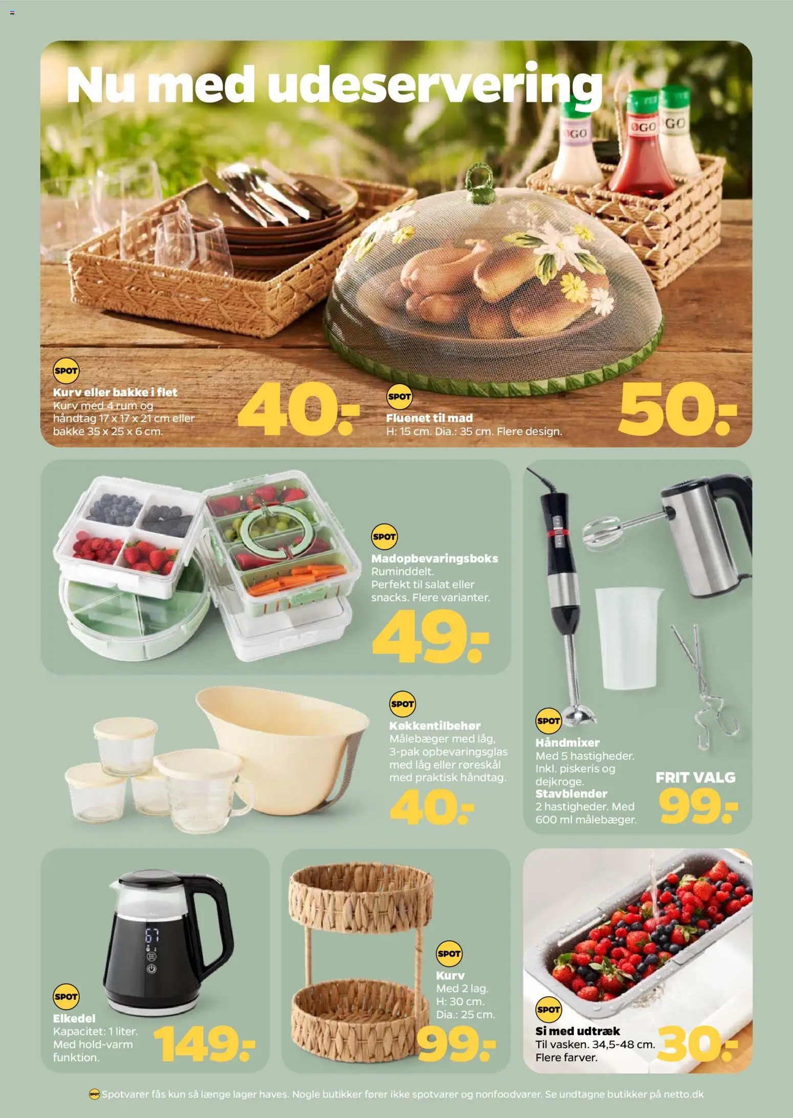 Netto tilbudsavis – gyldig fra 20.06.2026 | Side: 30 | Produkter: Salat, Kurv, Mixer, Piskeris