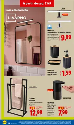 Pré-visualização LIVARNO Acessórios para Casa de Banho, Acessórios para Casa de Banho válido de 21/09/2026 | Página: 38
