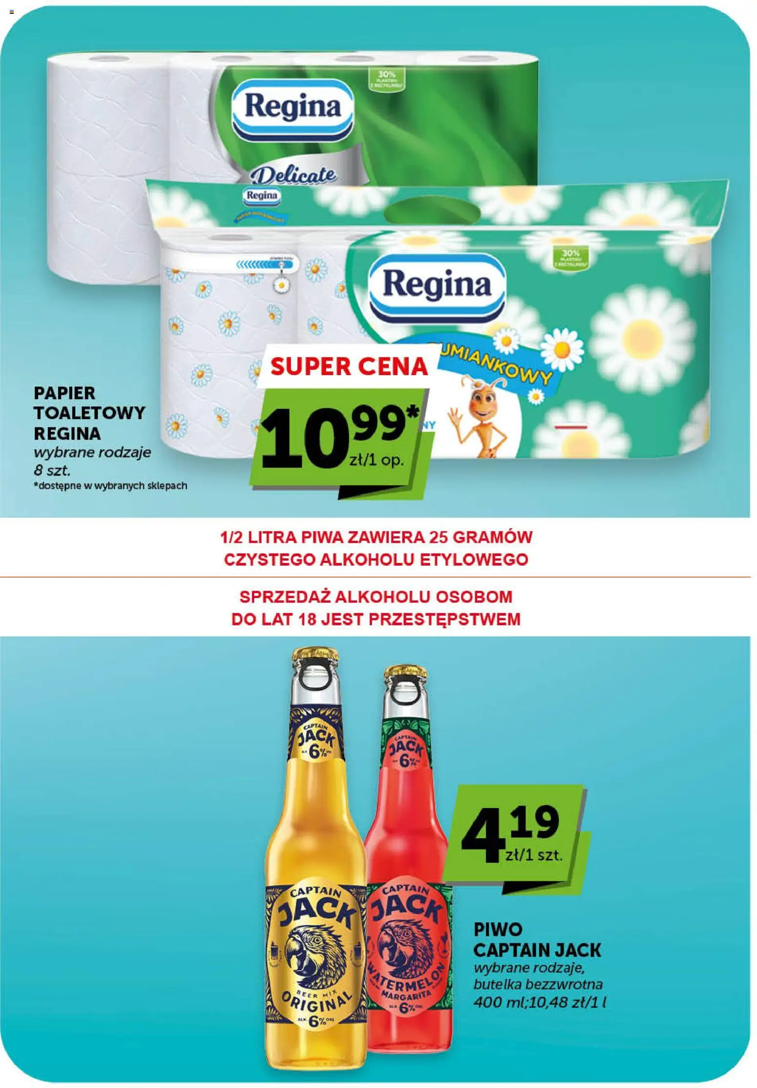 Euro Sklep gazetka - Market od 21.05.2026 | Strona: 18 | Produkty: Papier toaletowy, Piwo