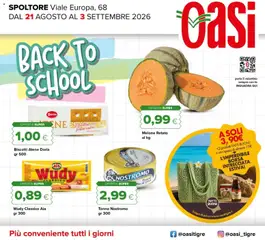 Anteprima del volantino Oasi volantino Spoltore valido a partire dal 21/08/2026
