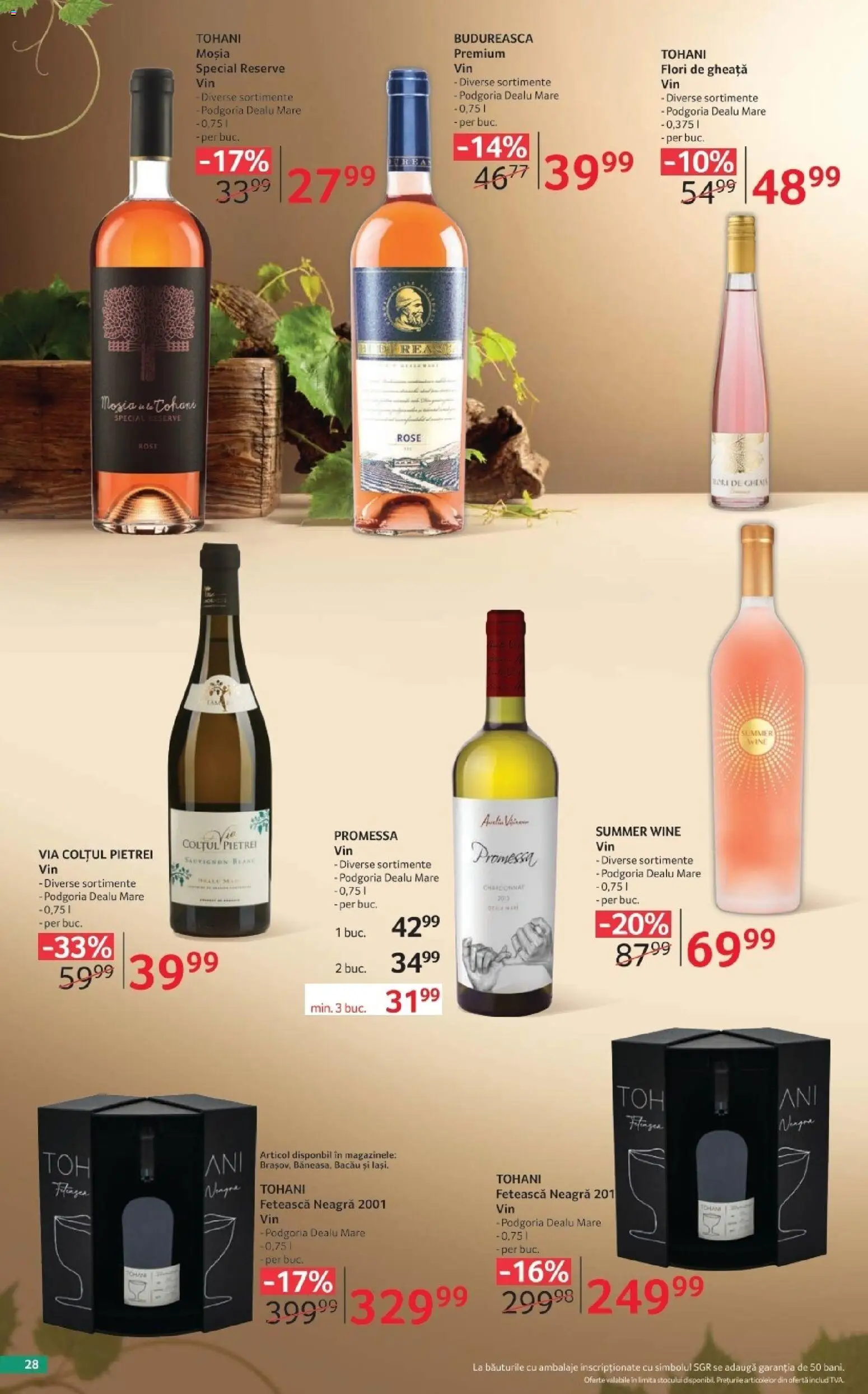 Noul catalog Selgros – valabil de la 02.10.2026 | Pagină: 28 | Produse: Premium, Sauvignon, Flori