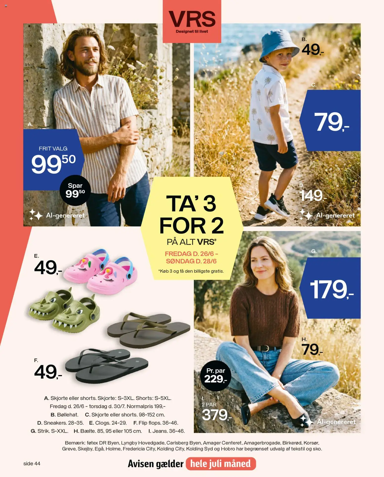Føtex tilbudsavis – gyldig fra 26/06/2026 | Side: 73 | Produkter: Skjorte, Shorts