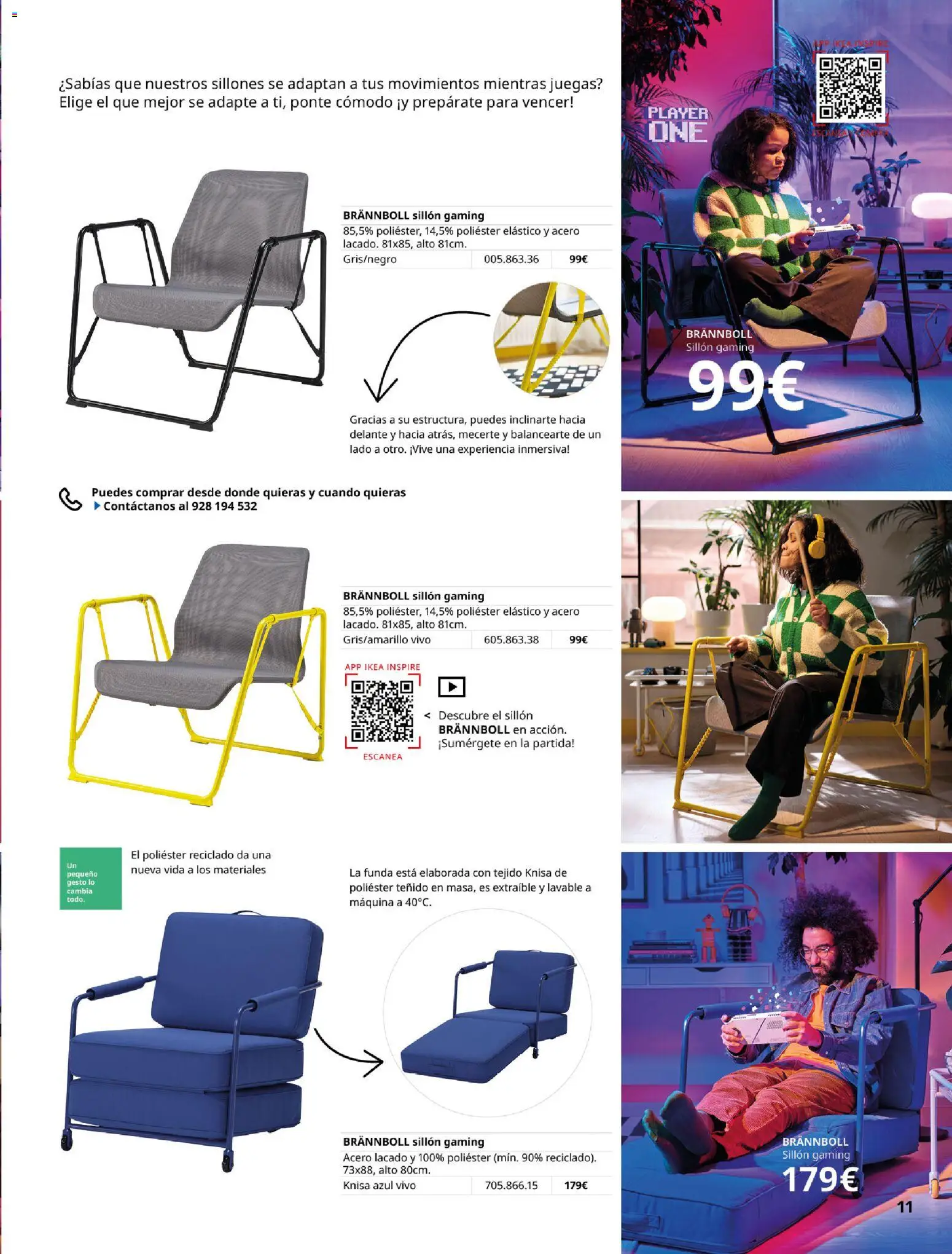 IKEA - Gaming │ válido desde el 01/10/2026 | Página: 11 | Productos: Funda, Sillón