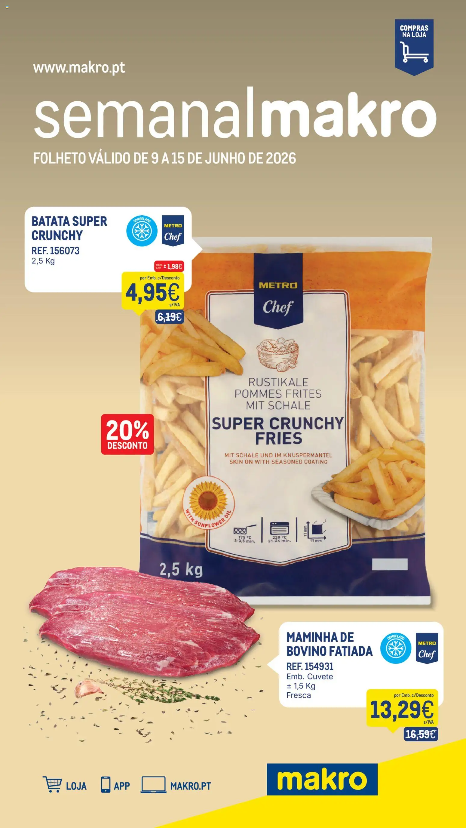 Makro folheto │ válido de 09.06.2026 | Página: 1 | Produtos: Batata