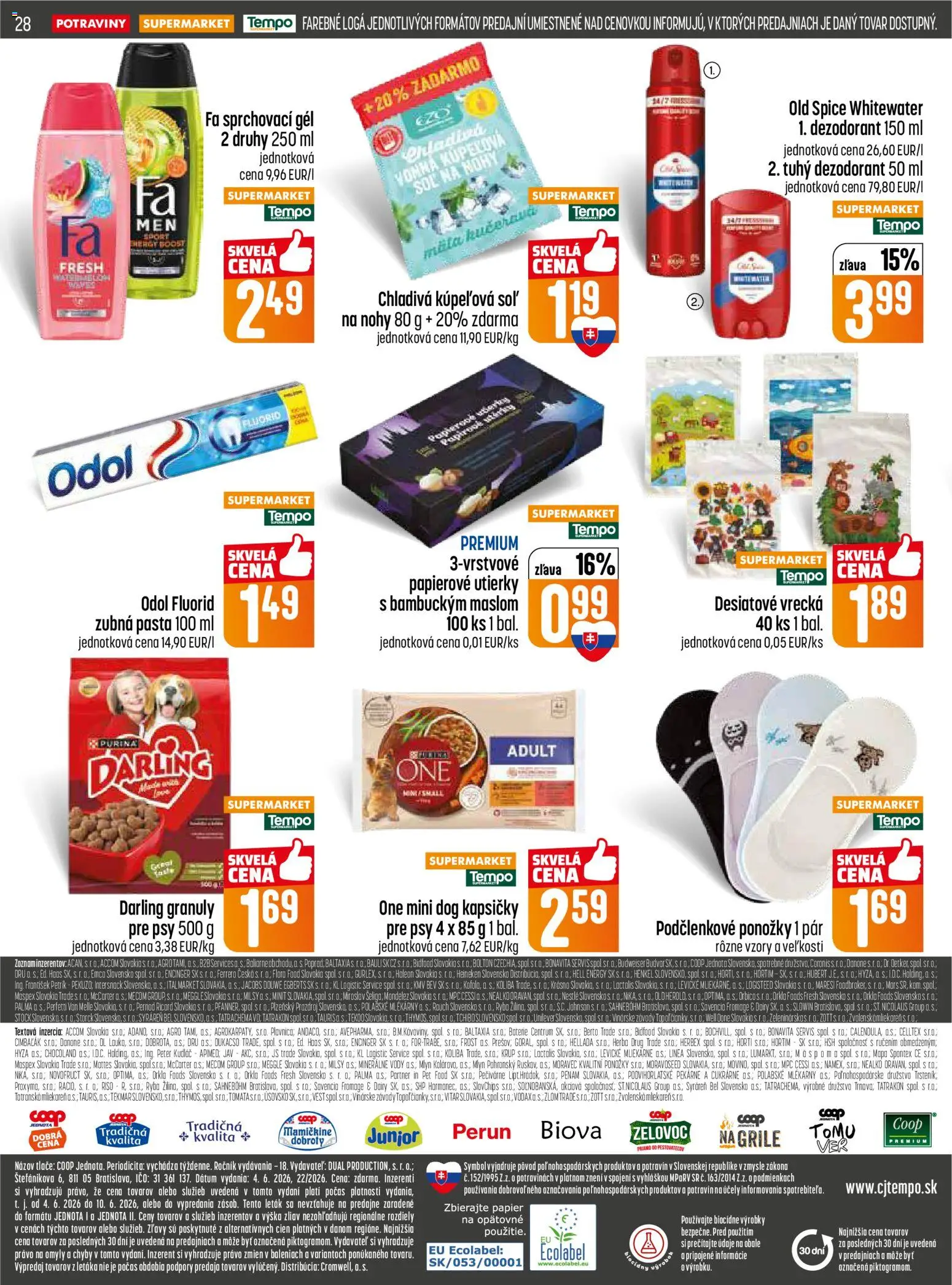 Nové COOP Jednota akcie – leták je platný od 04.06.2026 | Strana: 28