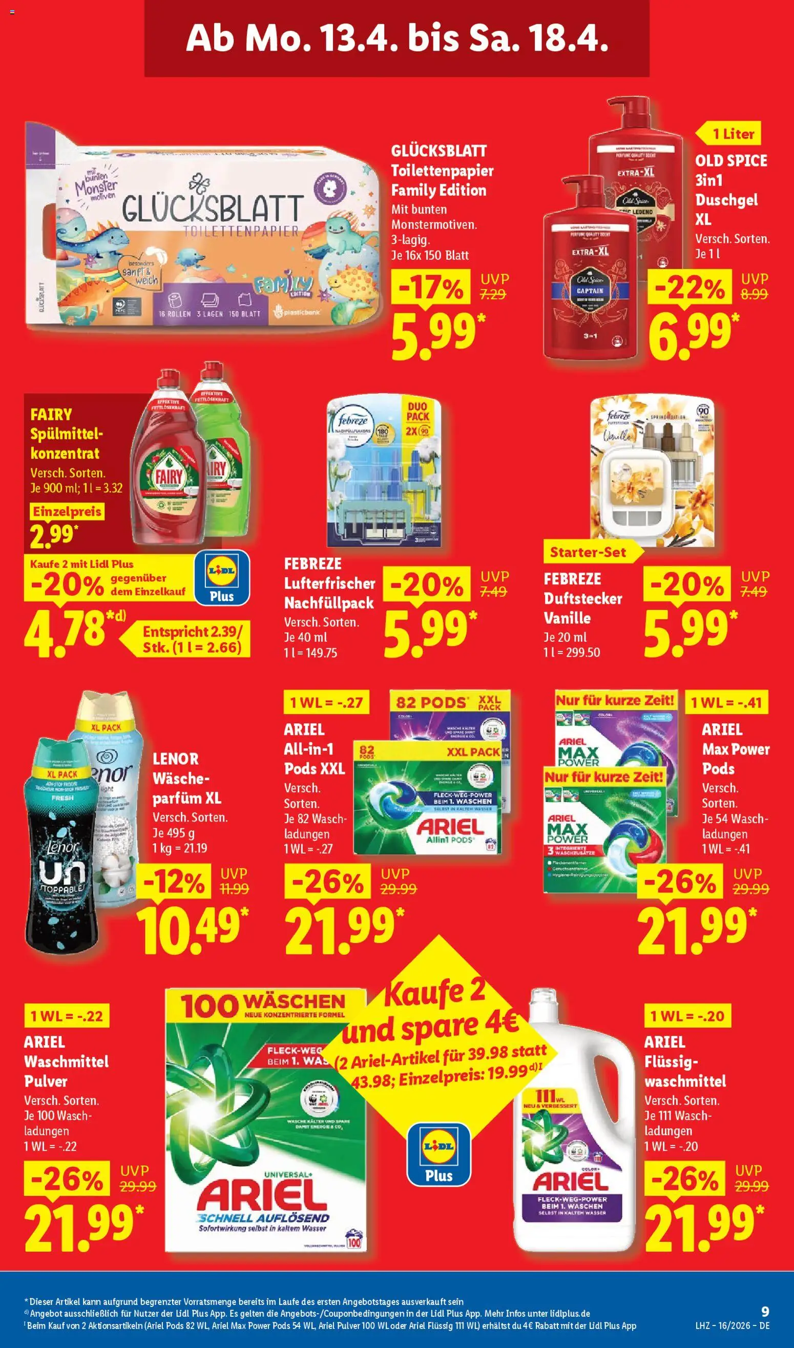 Lidl Prospekt – gültig ab 13.04.2026 | Seite: 15 | Produkte: Bikini, Gewicht, Bad