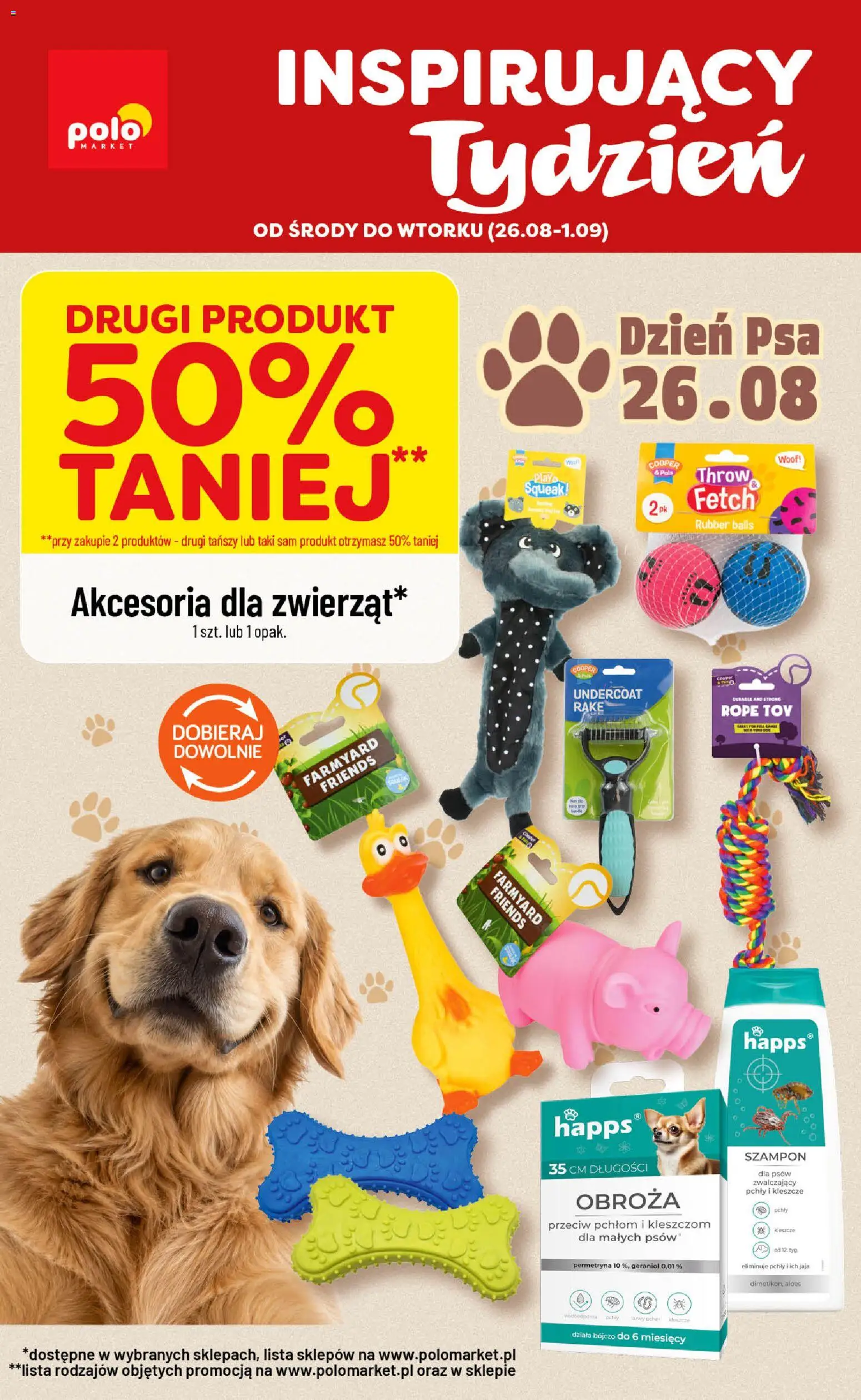 Nowa POLOmarket gazetka od jutra 26.08.2026 | Strona: 1 | Produkty: Aloes, Szampon, Jaja