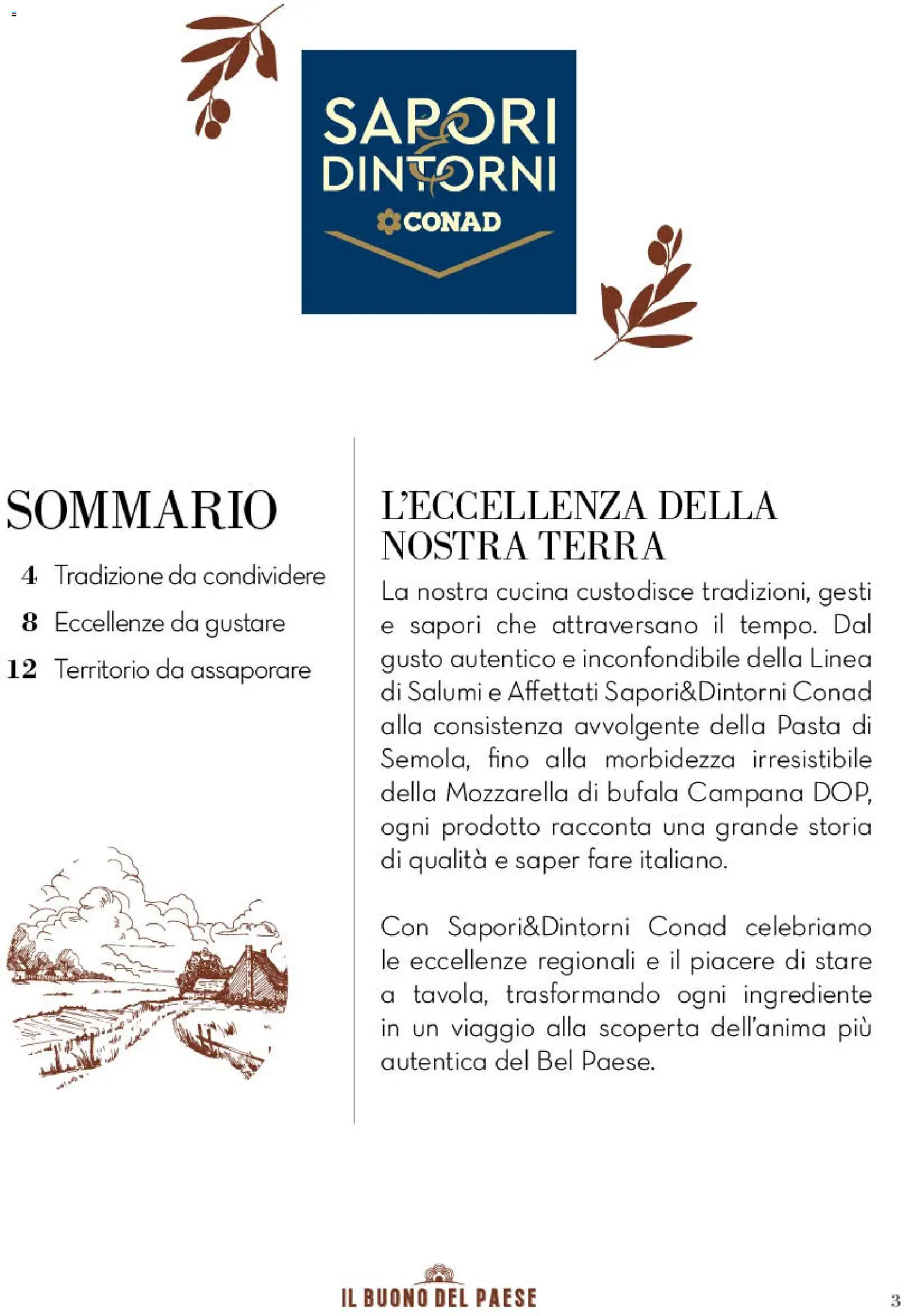 Volantino Spazio Conad del 01/07/2026 | Pagina: 3 | Prodotti: Mozzarella, Pasta, Terra
