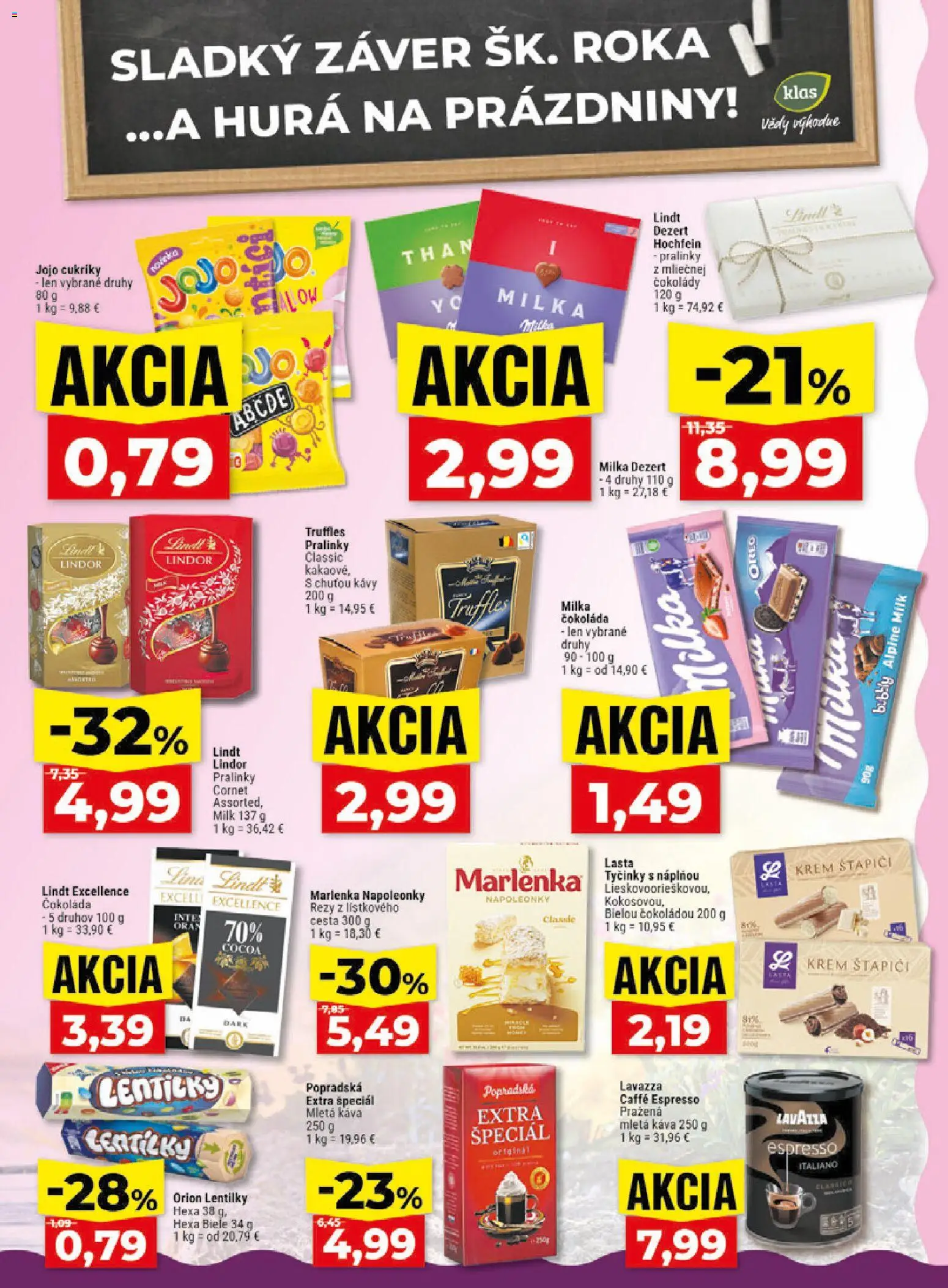 Nové Klas akcie – leták je platný od 22.06.2026 | Strana: 18