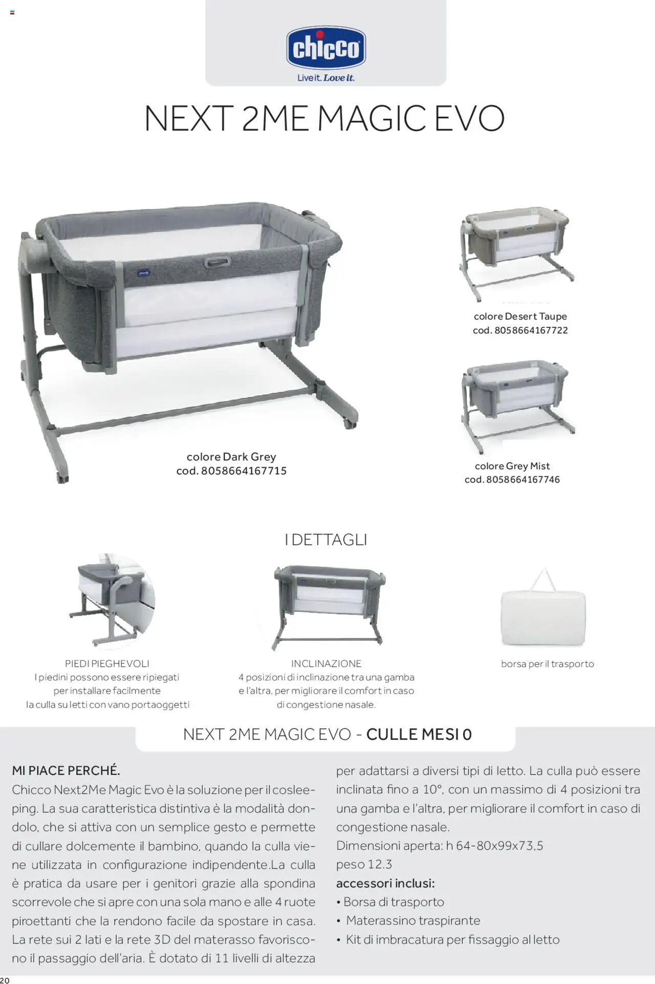 Volantino Prenatal del 01.01.2025 | Pagina: 13 | Prodotti: Culla, Borsa, Letto, Materasso