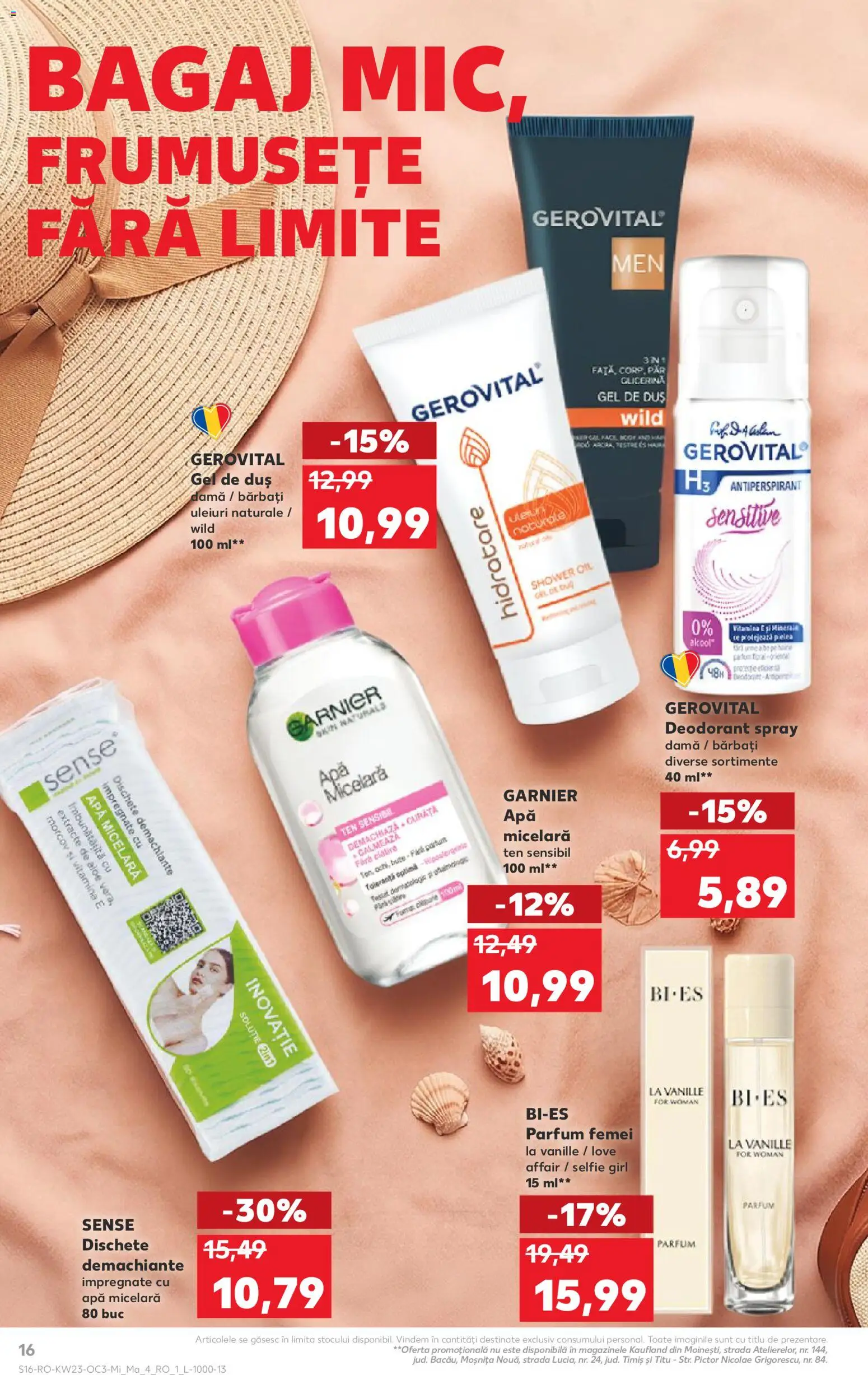Kaufland RO akciós ujság - amely érvényes a következő dátumtól: 03.06.2026 | Oldal: 16 | Termékek: Parfüm