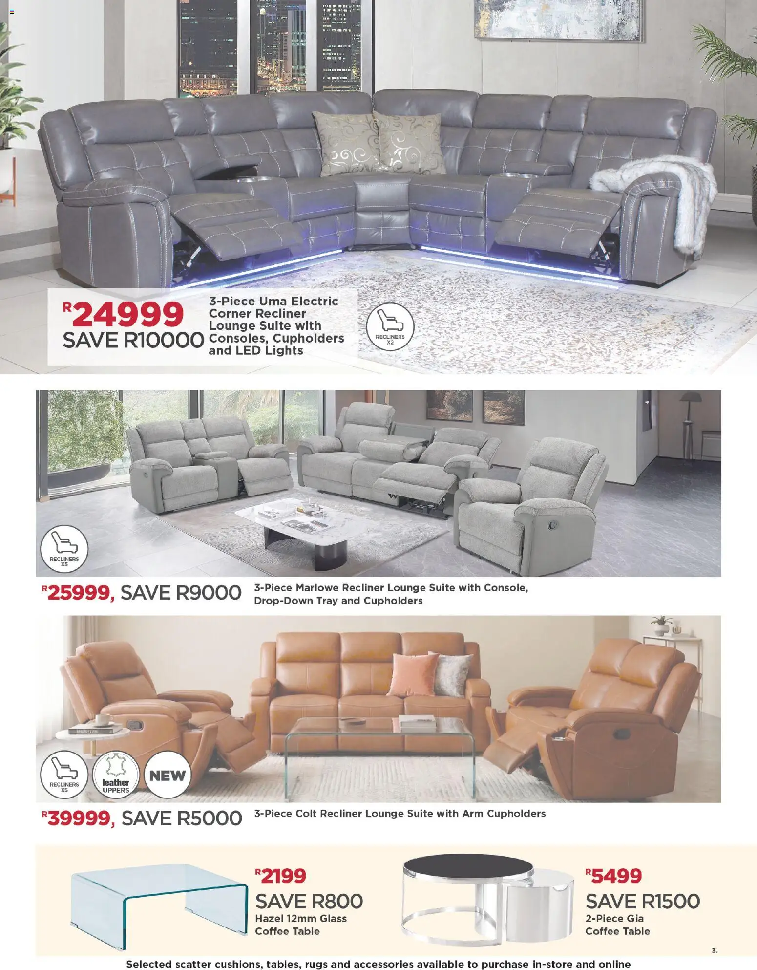 New House and Home catalogue – valid from 12/10/2026 | Page: 3 | Products: Tray, Coffee table, Table, Coffee