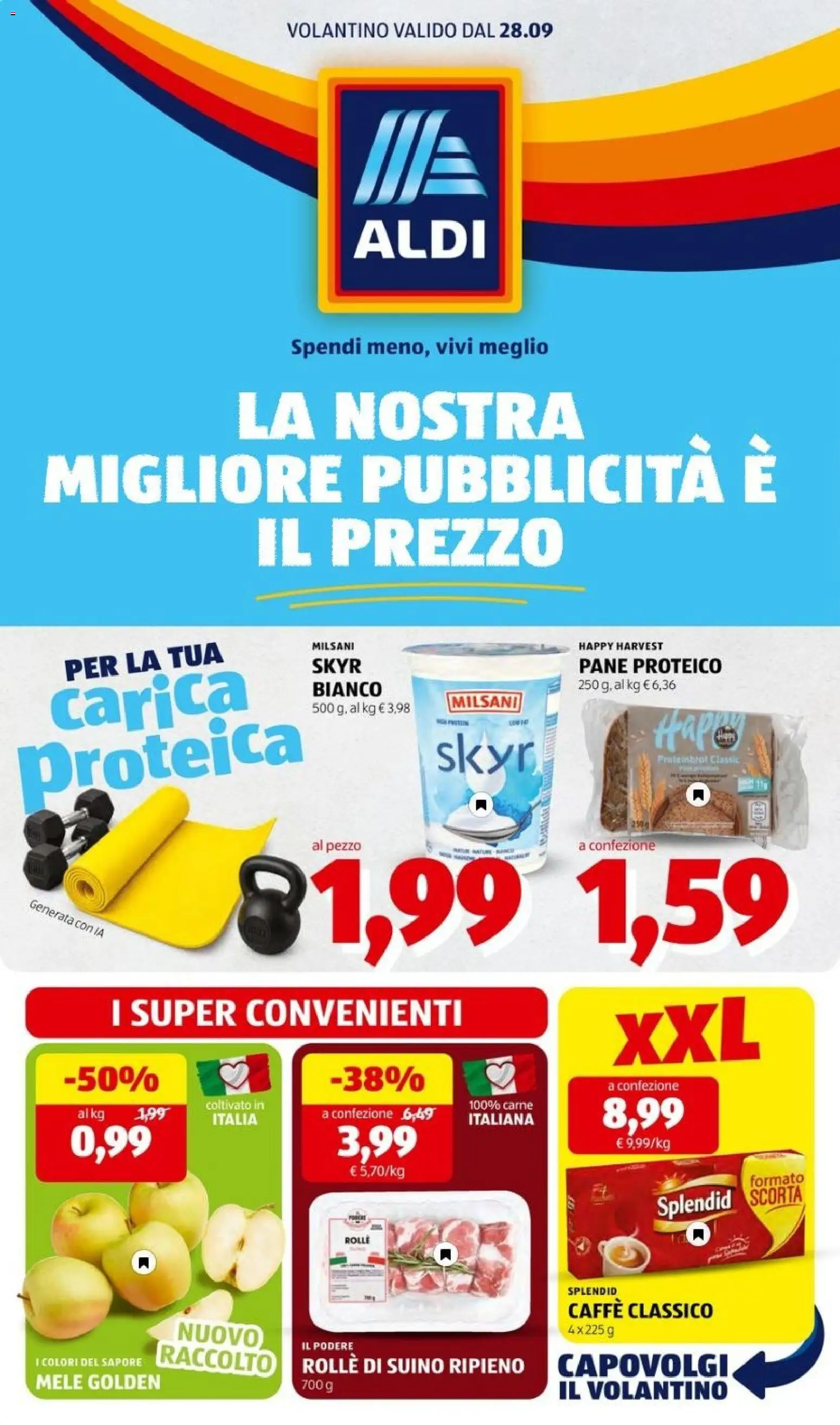 Volantino Aldi del 28/09/2026 | Pagina: 1