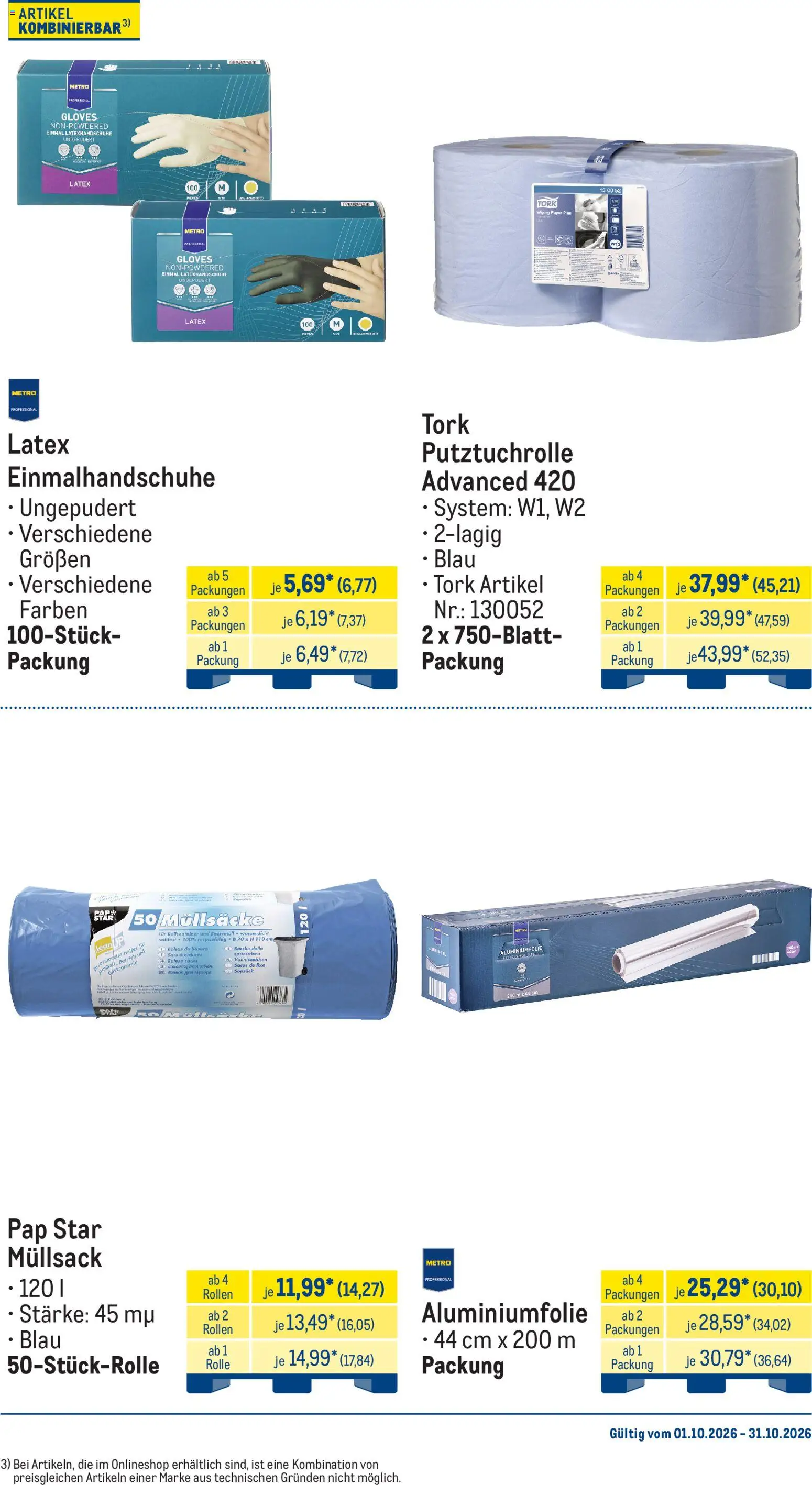 Metro Monats-Menü – gültig ab 01.10.2026 | Seite: 42 | Produkte: Rollcontainer