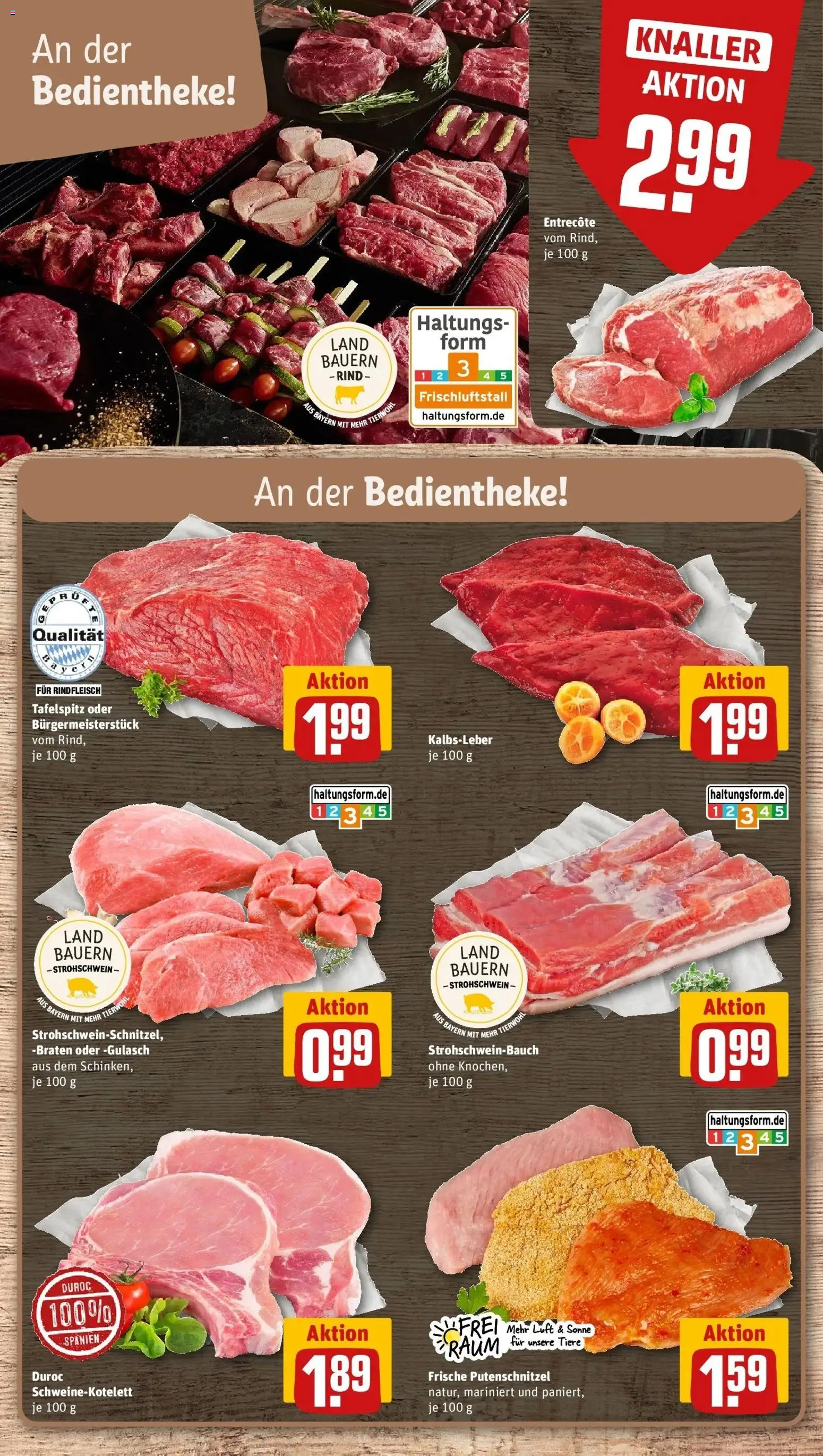 Rewe Prospekt München – gültig ab 27.07.2026 | Seite: 8 | Produkte: Tafelspitz, Entrecote, Kalbsleber, Rindfleisch