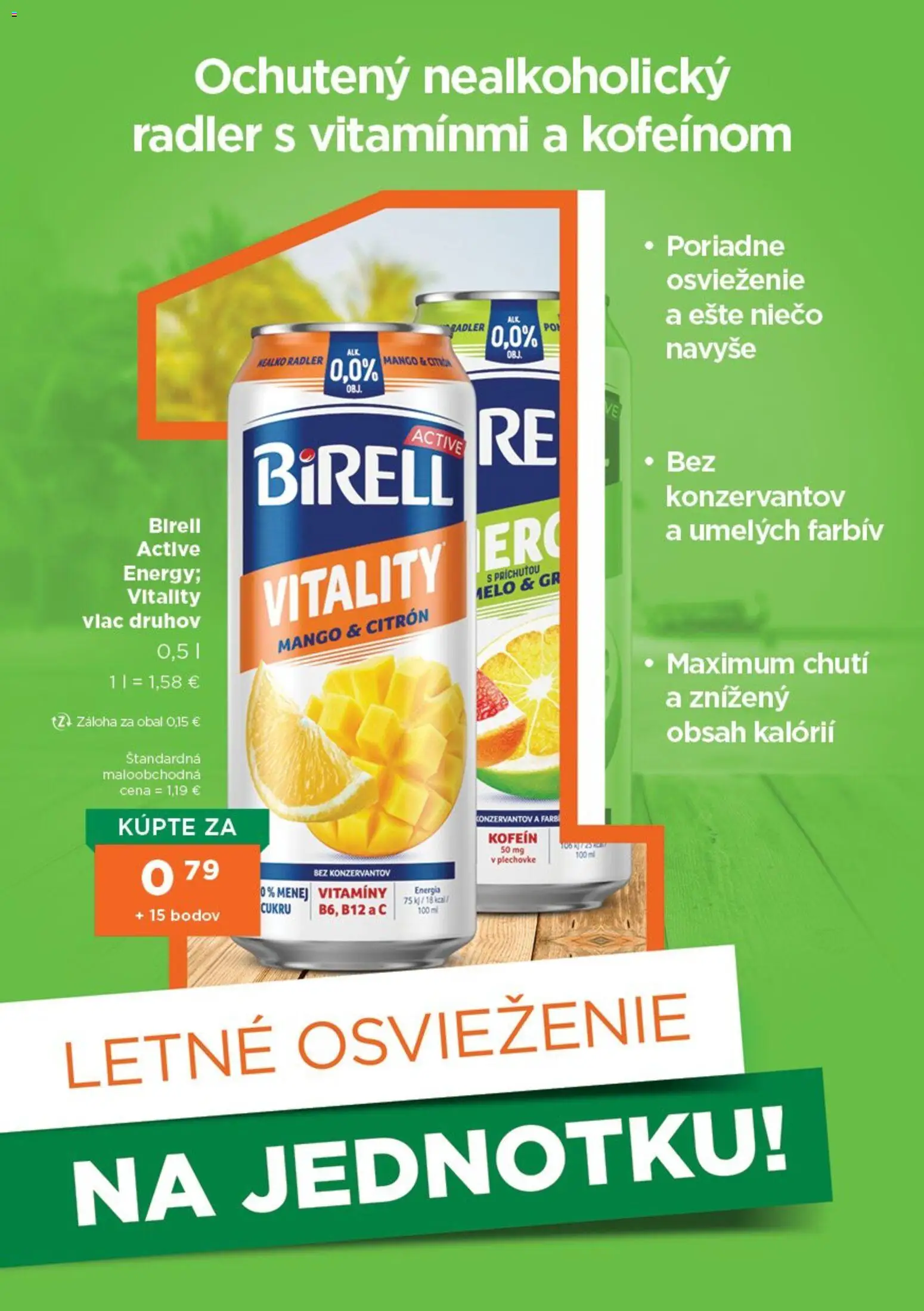 Nové 1day akcie – leták je platný od 01.05.2026 | Strana: 7 | Produkty: Birell, Radler, Mango