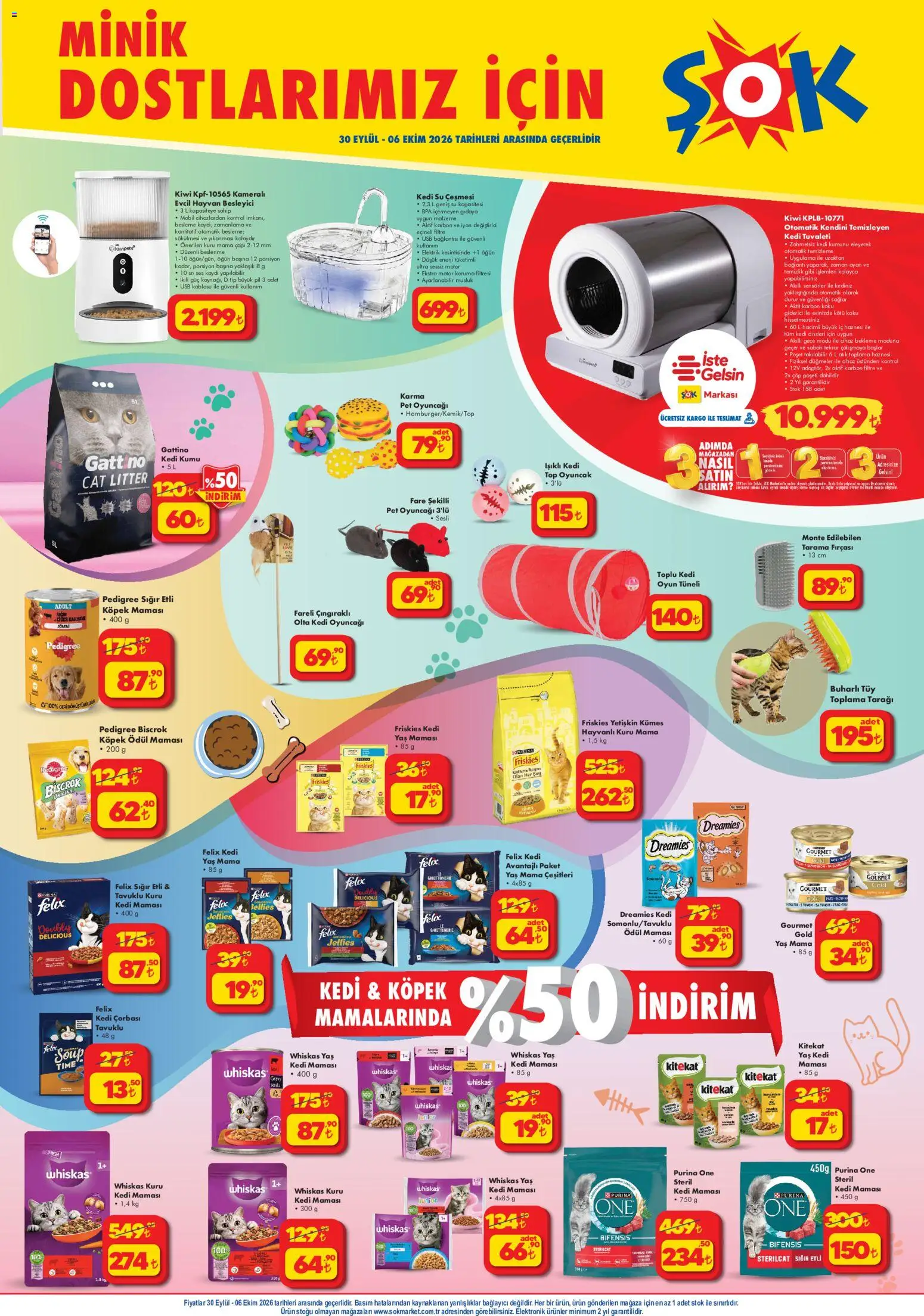 Şok Market Katalog - 30 Eylül 2026 tarihinden itibaren geçerlidir | Sayfa: 7 | Ürünler: Oyuncak, Su, Fare, Oyun