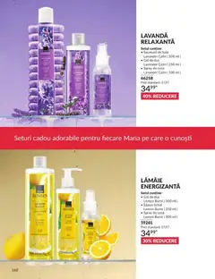 Ofertele Avon valabile de la 01.08.2026 | Pagină: 168 | Produse: Săpun, Săpun lichid, Spumant de baie, Lămâie