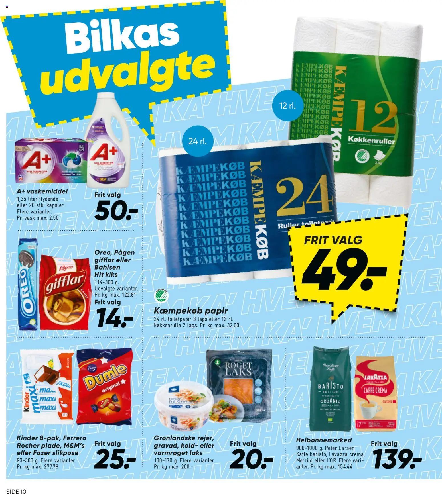 Bilka tilbudsavis – gyldig fra 11/09/2026 | Side: 10 | Produkter: Kiks, Kaffe, Kanel, Oreo