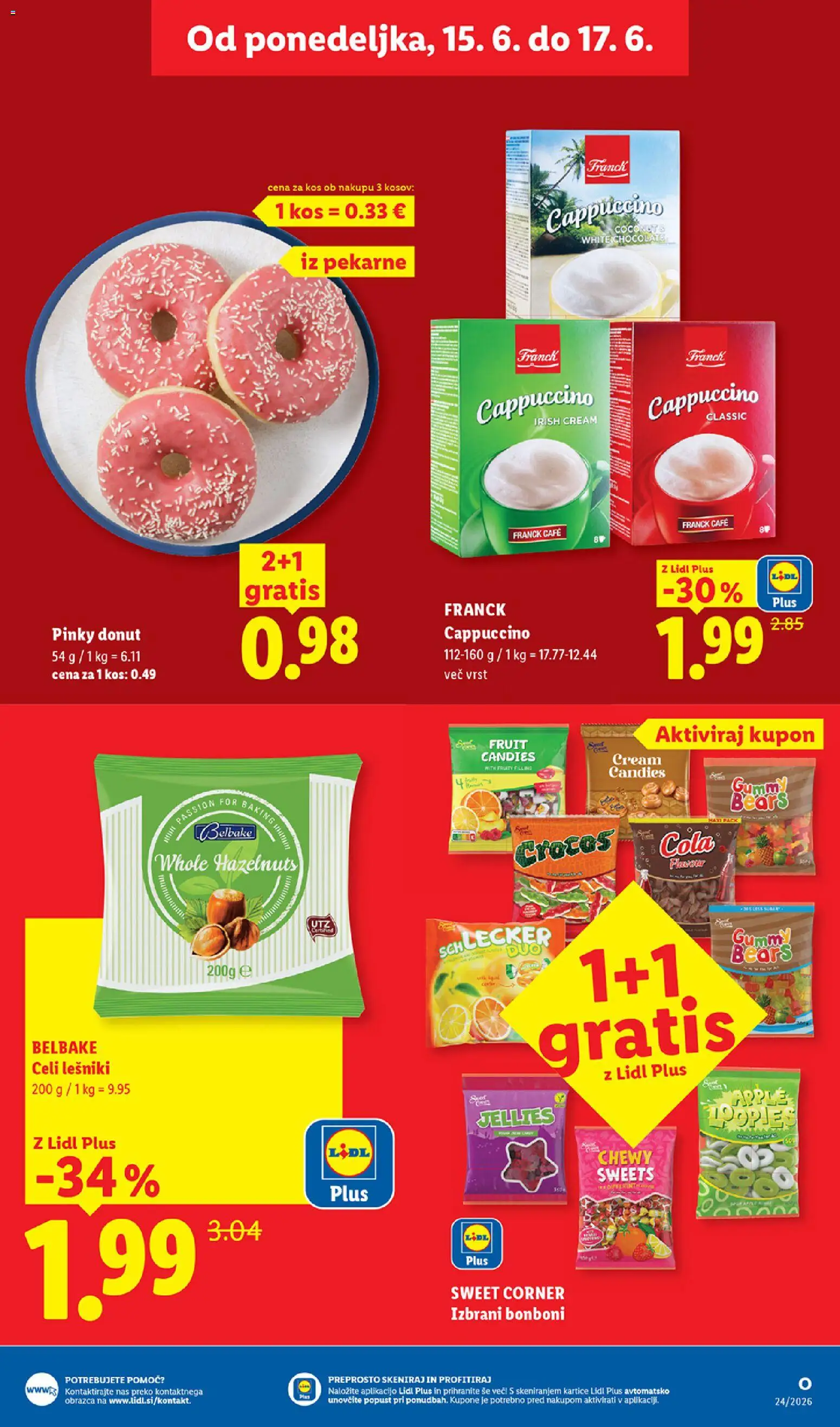 Novi Lidl katalog ponudbe – veljaven od 11.06.2026 | Stran: 57 | Izdelki: Bonboni, Kos
