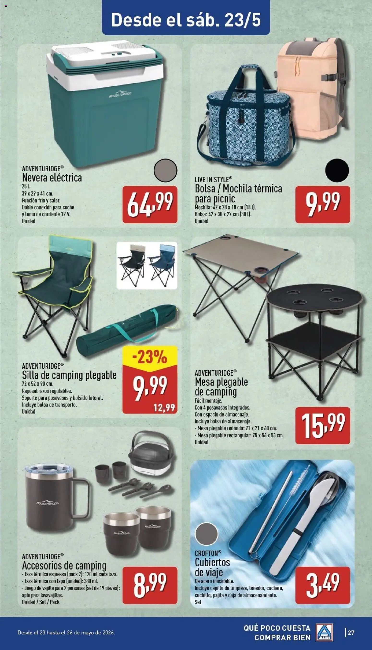Aldi folleto Canarias │ válido desde el 18.05.2026 | Página: 27 | Productos: Cepillo, Mochila, Bolsa, Caja