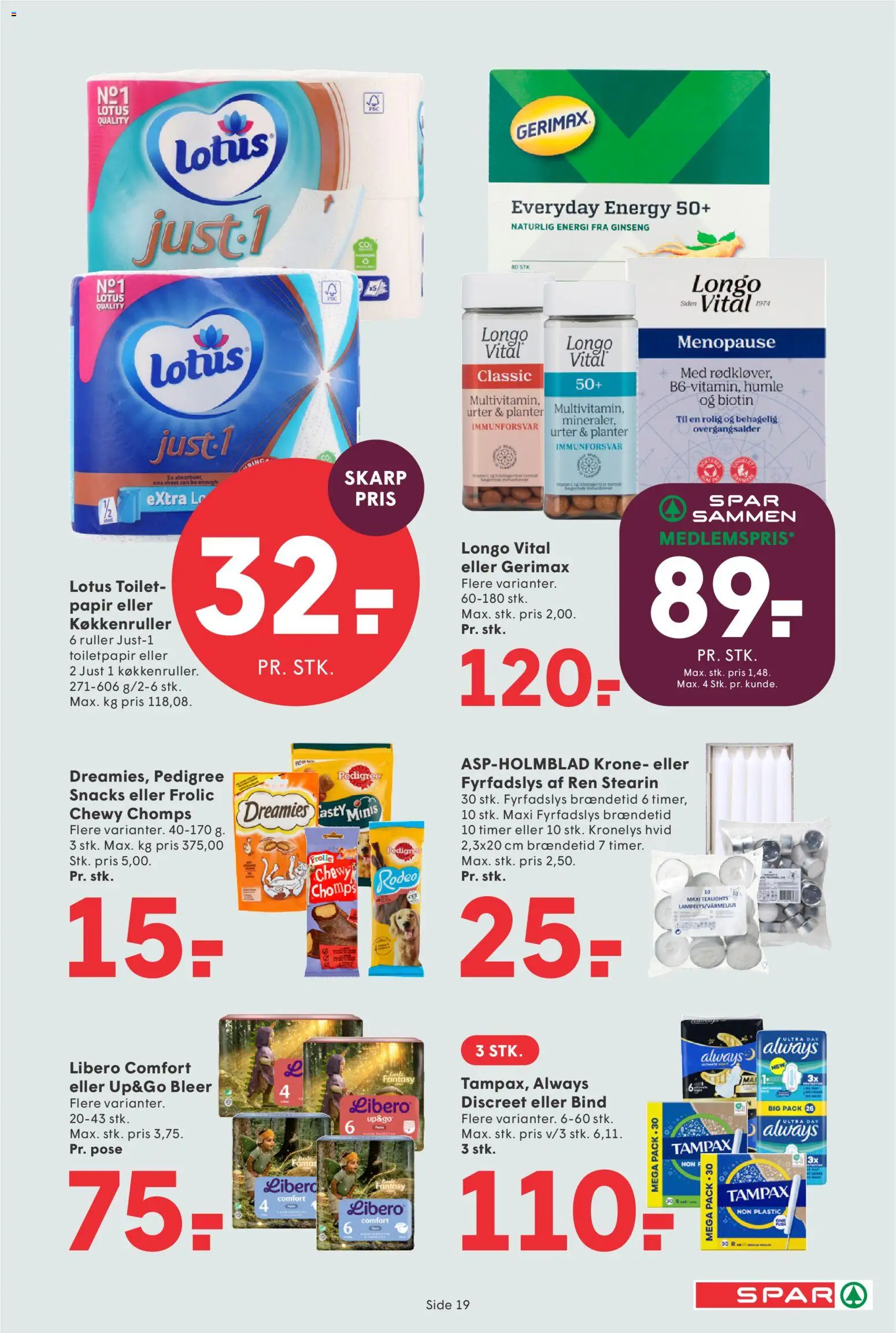 Spar tilbudsavis – gyldig fra 21/08/2026 | Side: 21 | Produkter: Toilet, Snacks