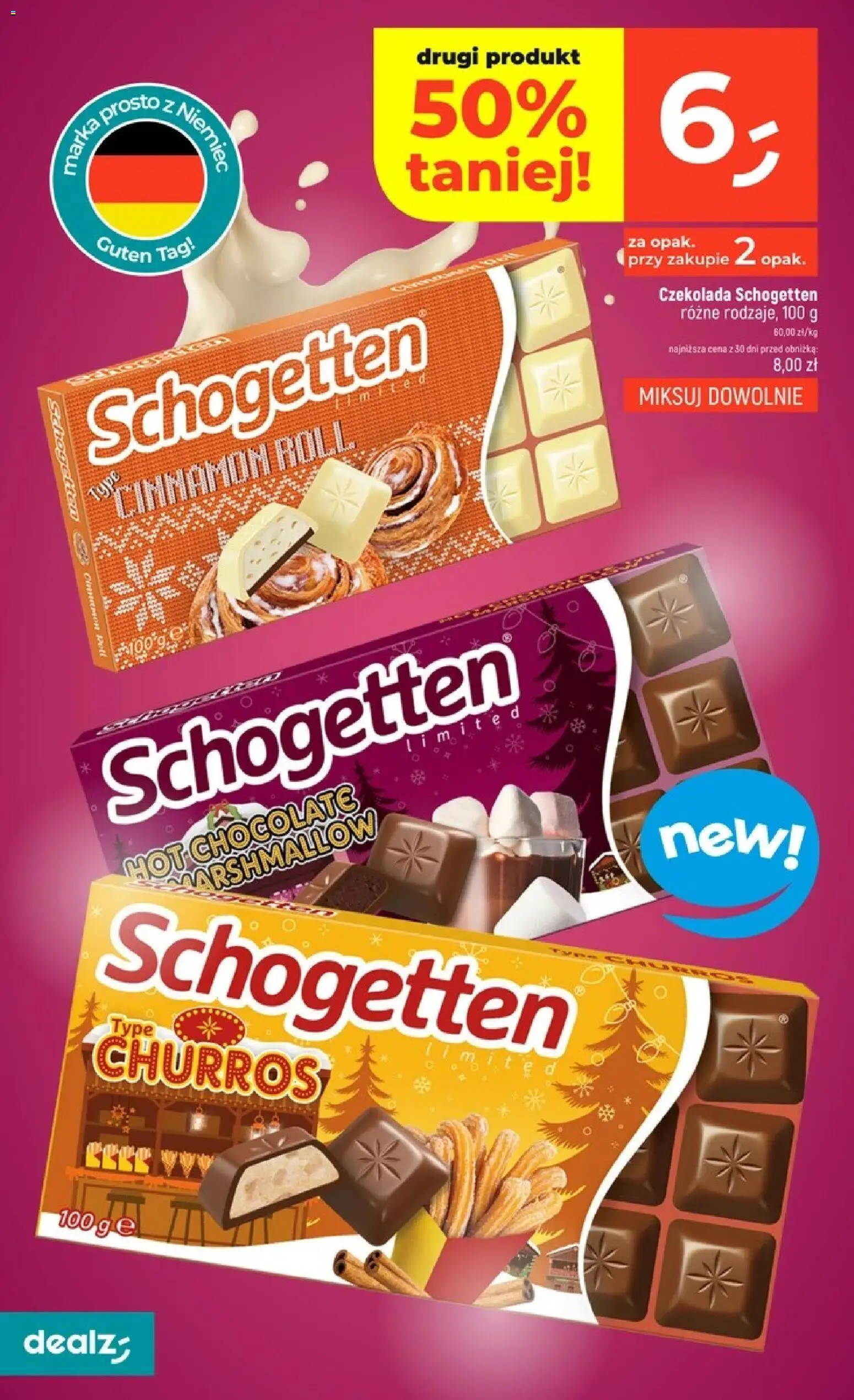 Dealz gazetka od 15.10.2026 | Strona: 22 | Produkty: Czekolada