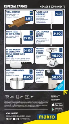 Pré-visualização Makro Especial Carnes válido de 11.06.2026 | Página: 41 | Produtos: Tábua, Cabo, Garfos, Panela