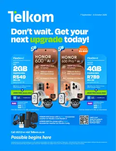 Telkom specials catalogue – valid from 07/09/2026 | Page: 32 | Products: Data, Watch, Camera, Battery
