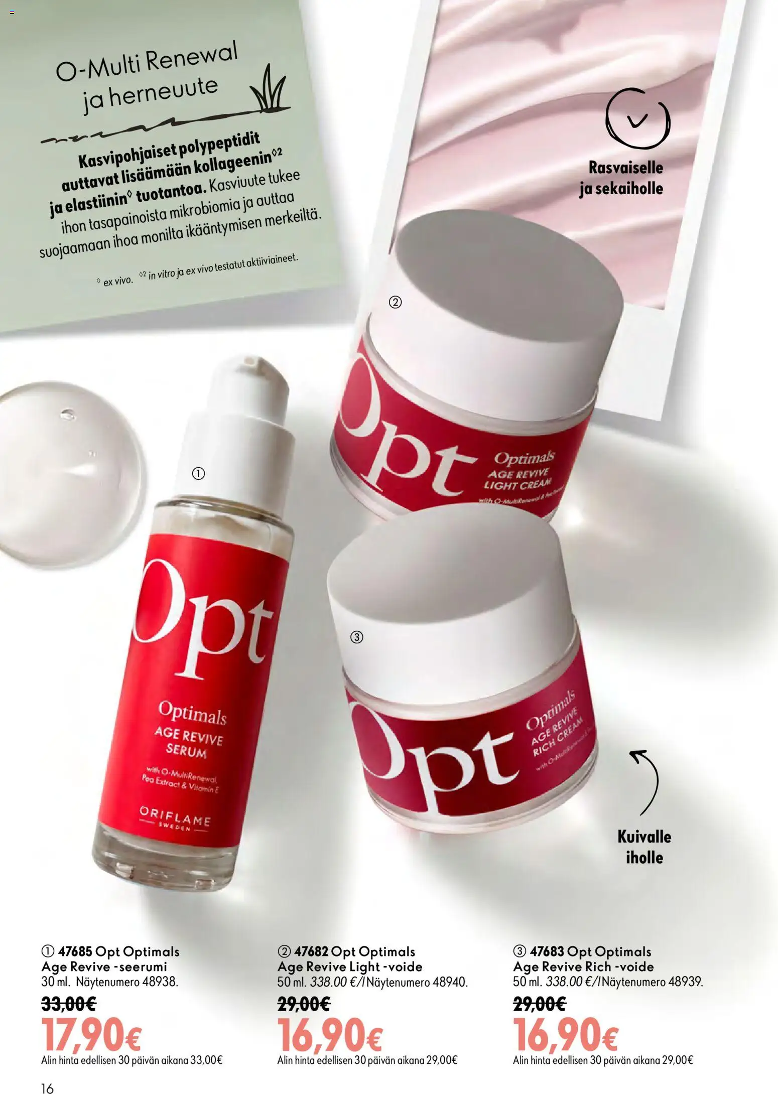 Oriflame tarjoukset – voimassa 16/09/2026 alkaen | Sivu: 16 | Tuotteet: Seerumi