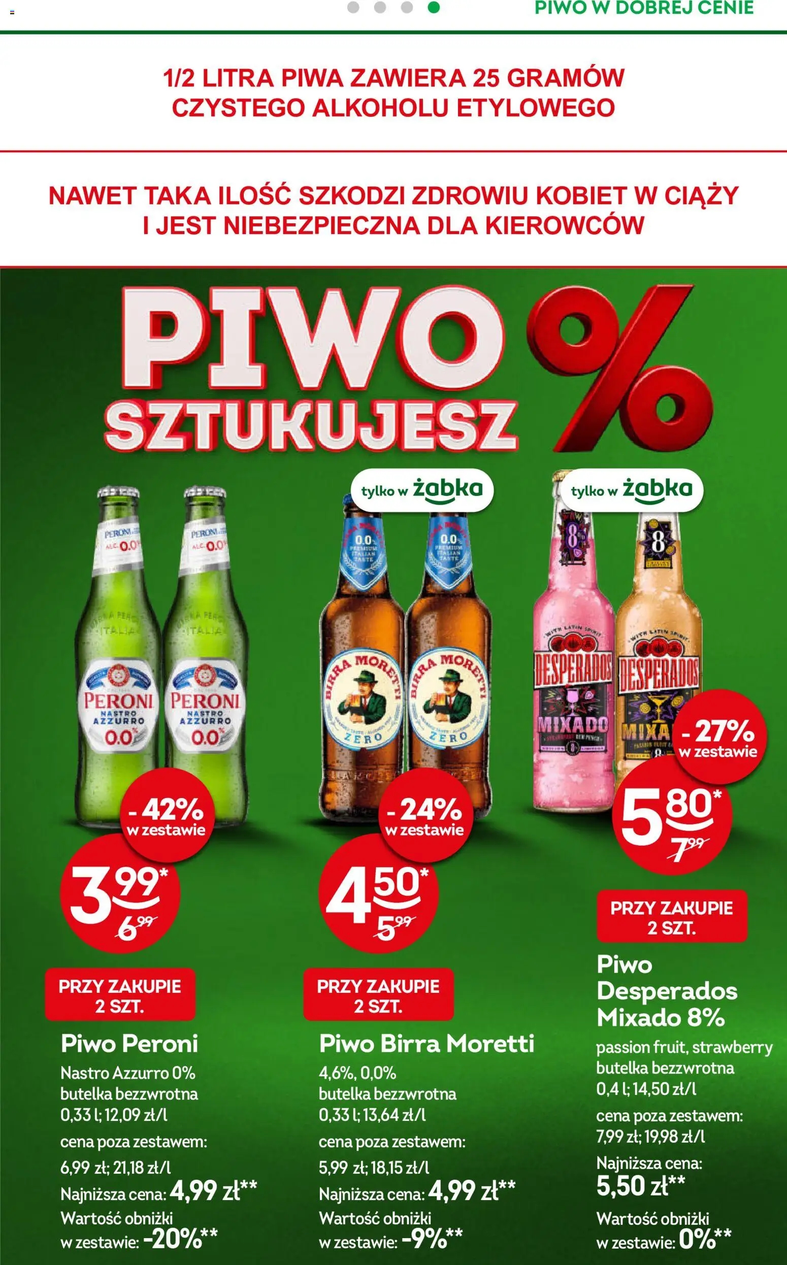 Żabka gazetka od 15.07.2026 | Strona: 61 | Produkty: Piwo, Desperados